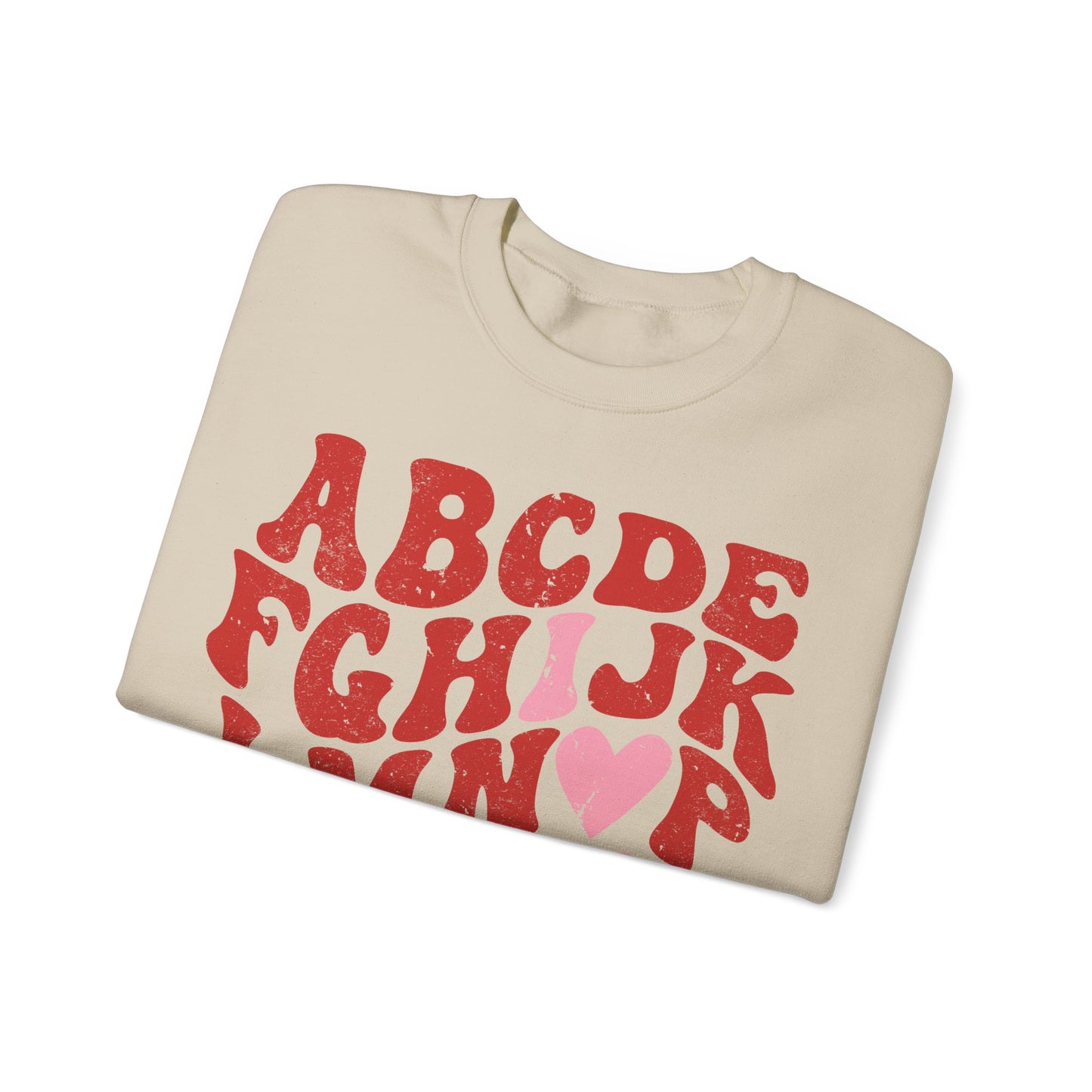 ABCD - I LOVE YOU - Crewneck Sweatshirt