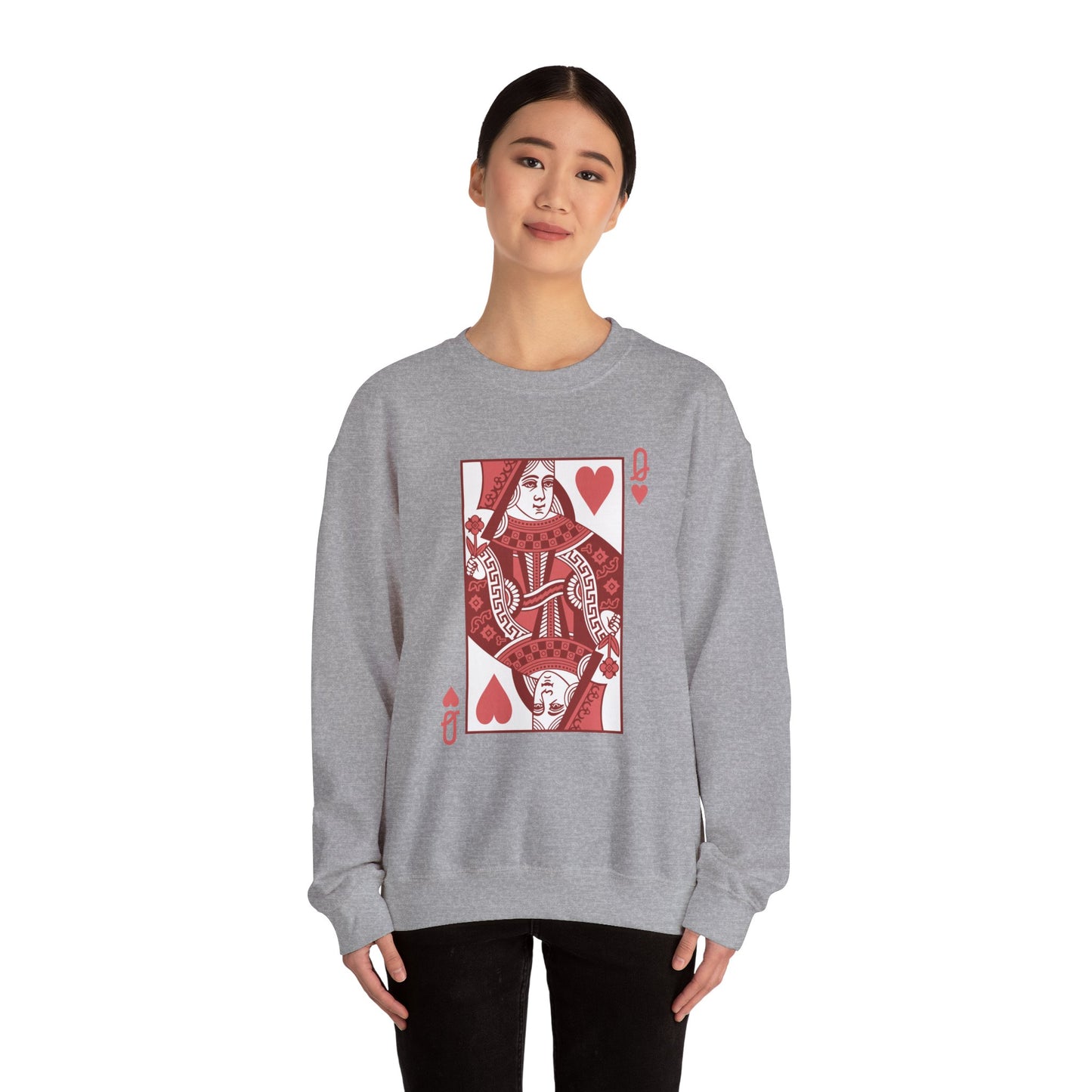 Queen of Hearts - Crewneck Sweatshirt