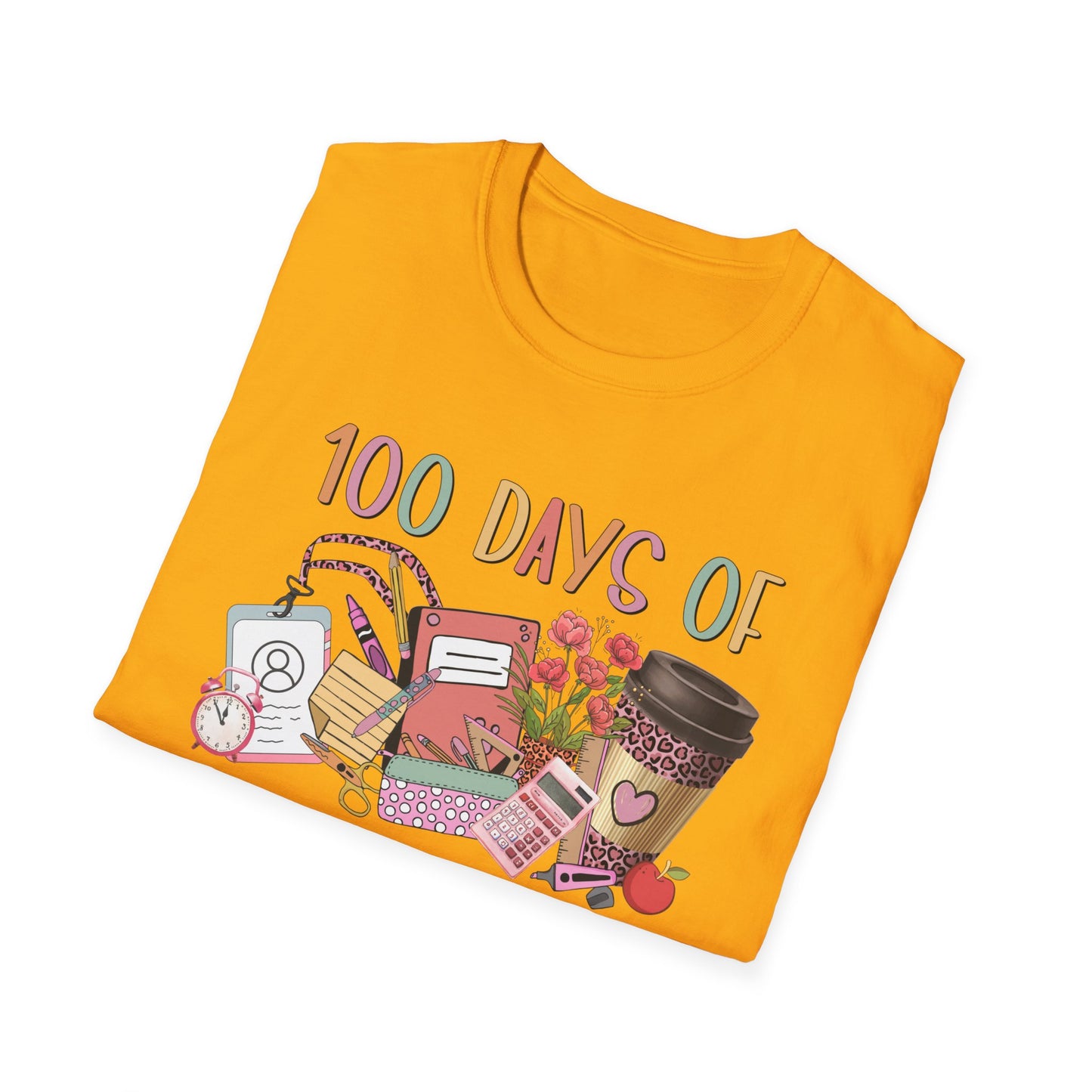100 Days of Doing Teacher Stuff - Unisex Softstyle T-Shirt
