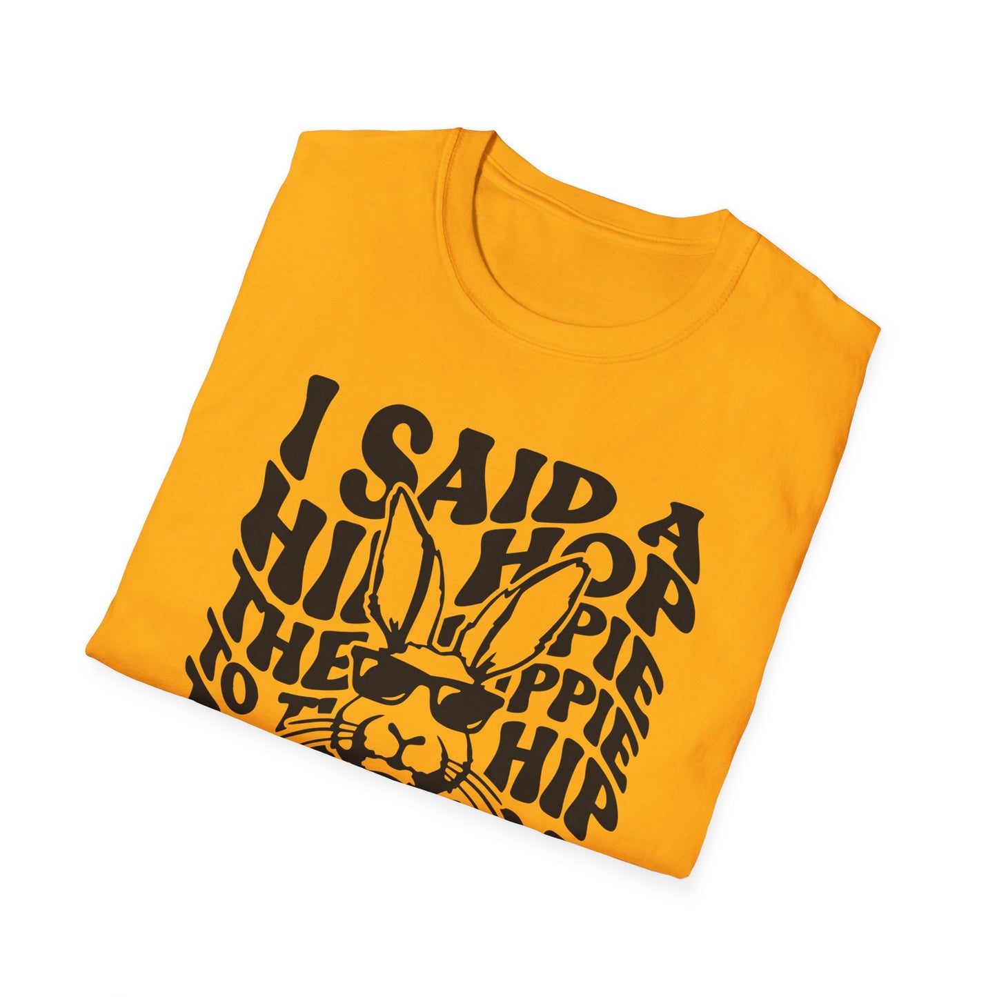 Hippie Hop - Unisex Softstyle T-Shirt