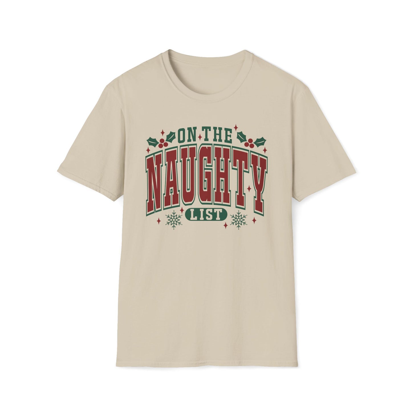On the Naughty List - Unisex Softstyle T-Shirt