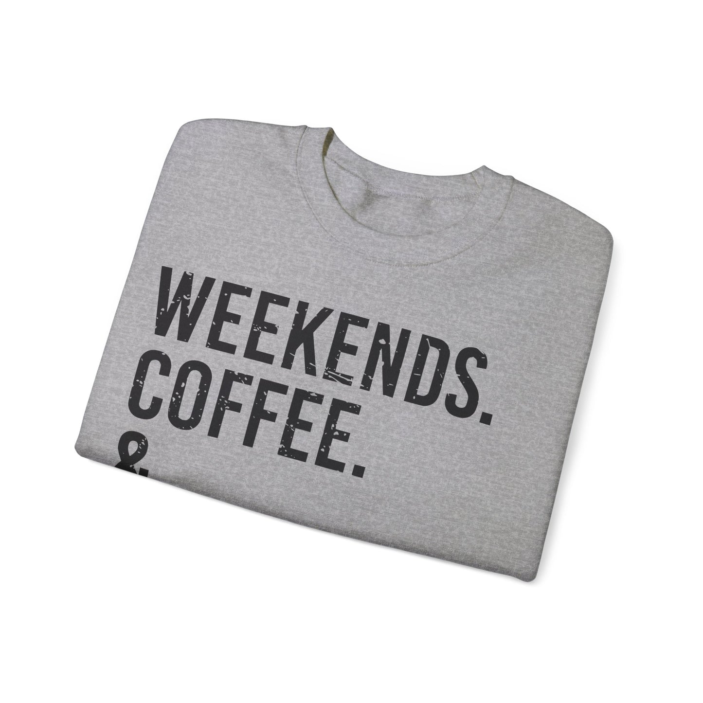 Weekends Coffee Sports - Crewneck Sweatshirt