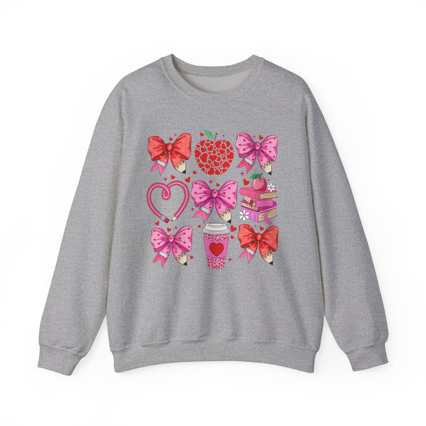 Teacher Hearts - Crewneck Sweatshirt