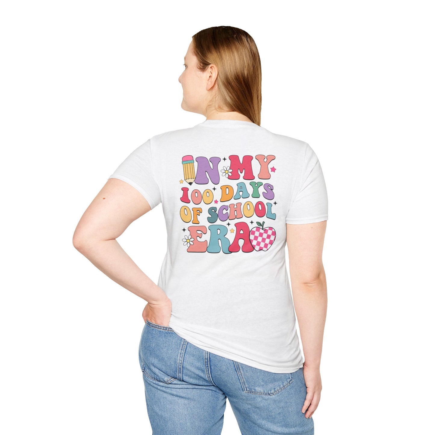 In My 100 Day of School ERA - Unisex Softstyle T-Shirt