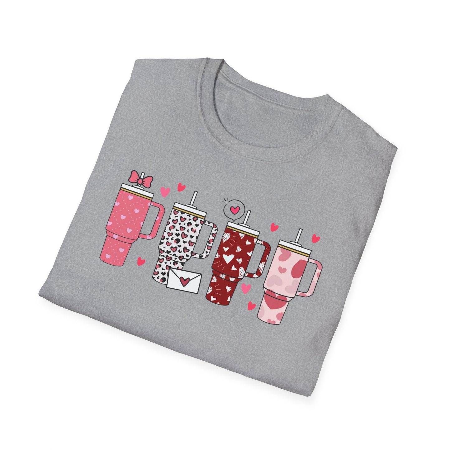 Valentine's Day Cup - Unisex Softstyle T-Shirt