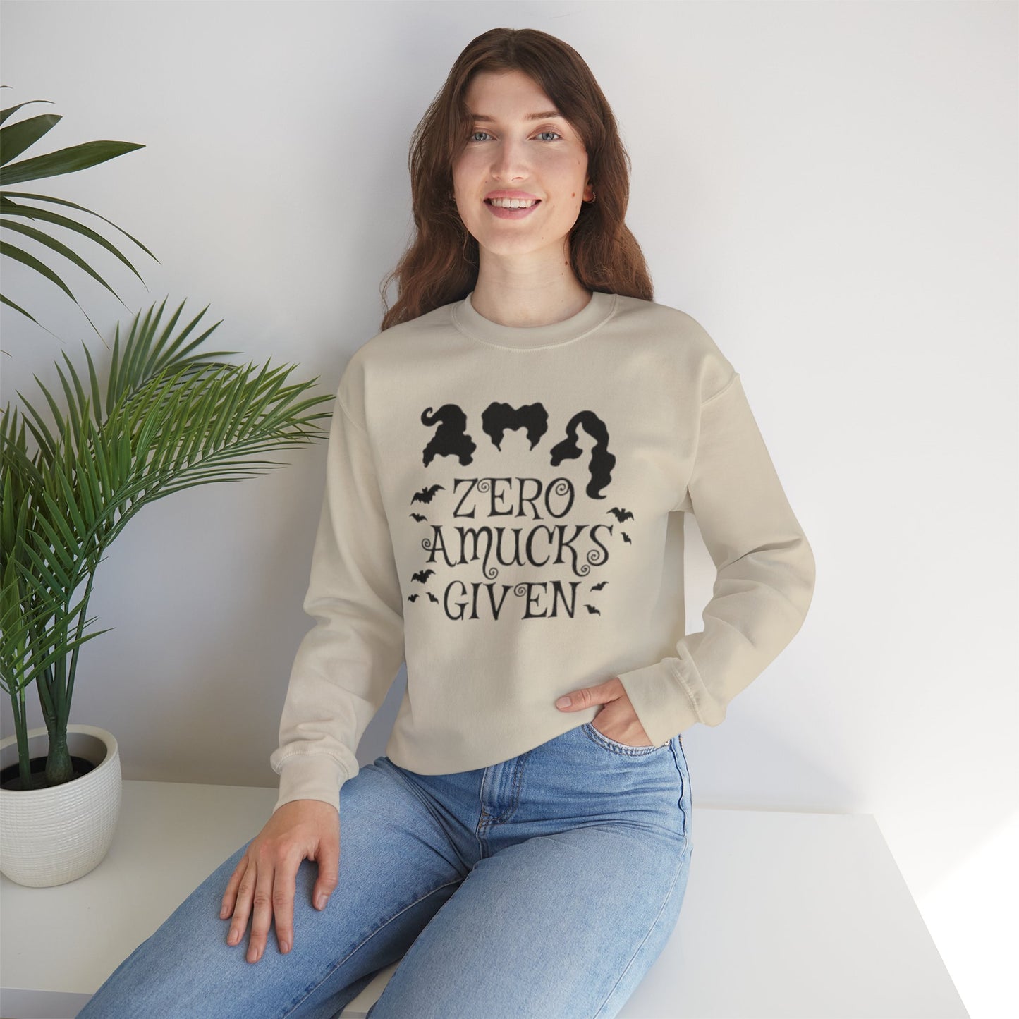 Zero Amucks Given - Crewneck Sweatshirt