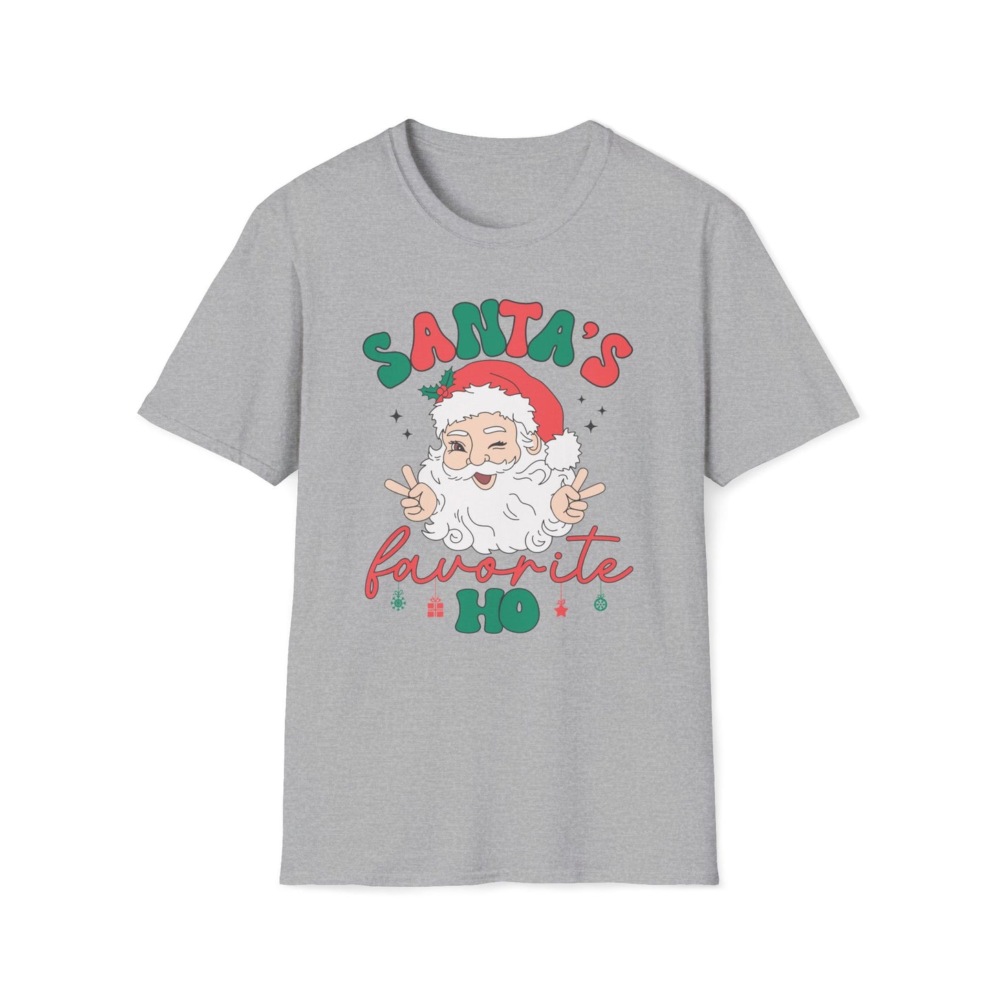 Santa's Favorite HO- Unisex Softstyle T-Shirt