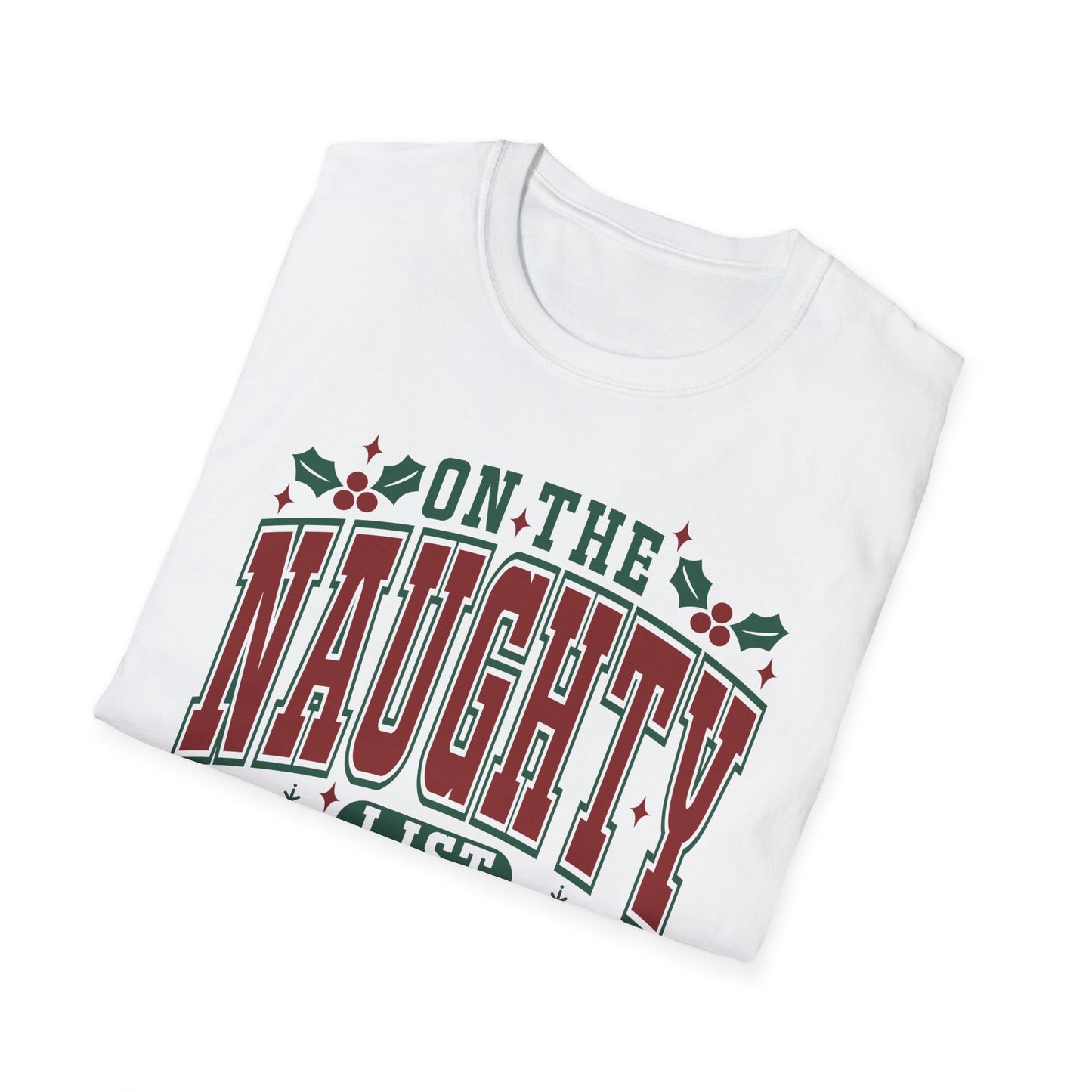 On the Naughty List - Unisex Softstyle T-Shirt