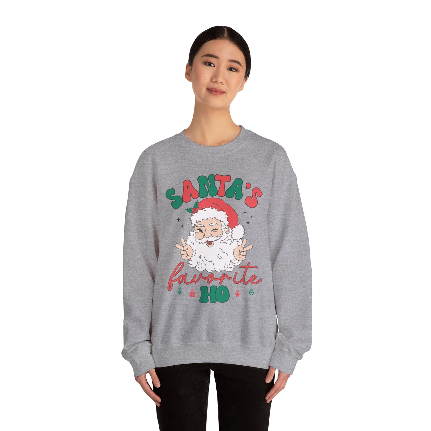 Santa's Favorite Ho - Crewneck Sweatshirt