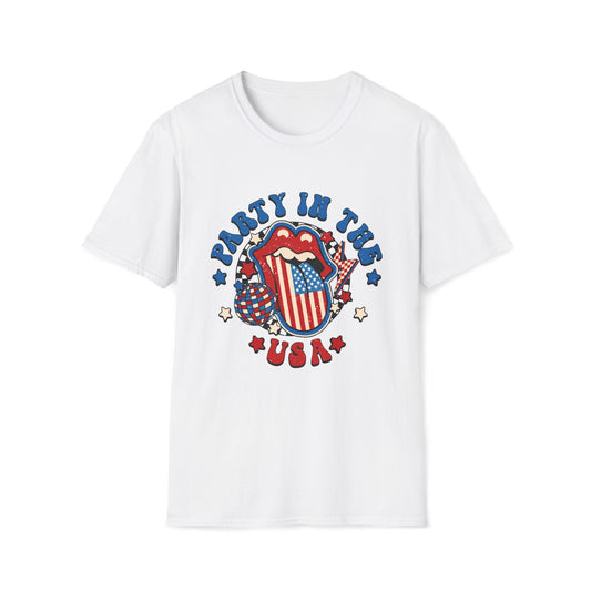 Party in the USA - Unisex Softstyle T-Shirt