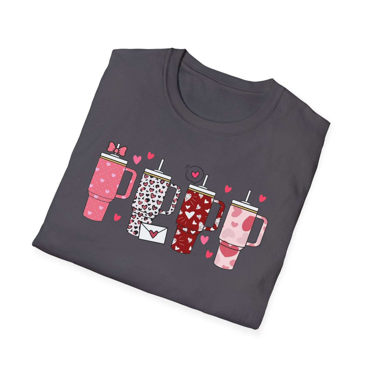 Valentine's Day Cup - Unisex Softstyle T-Shirt