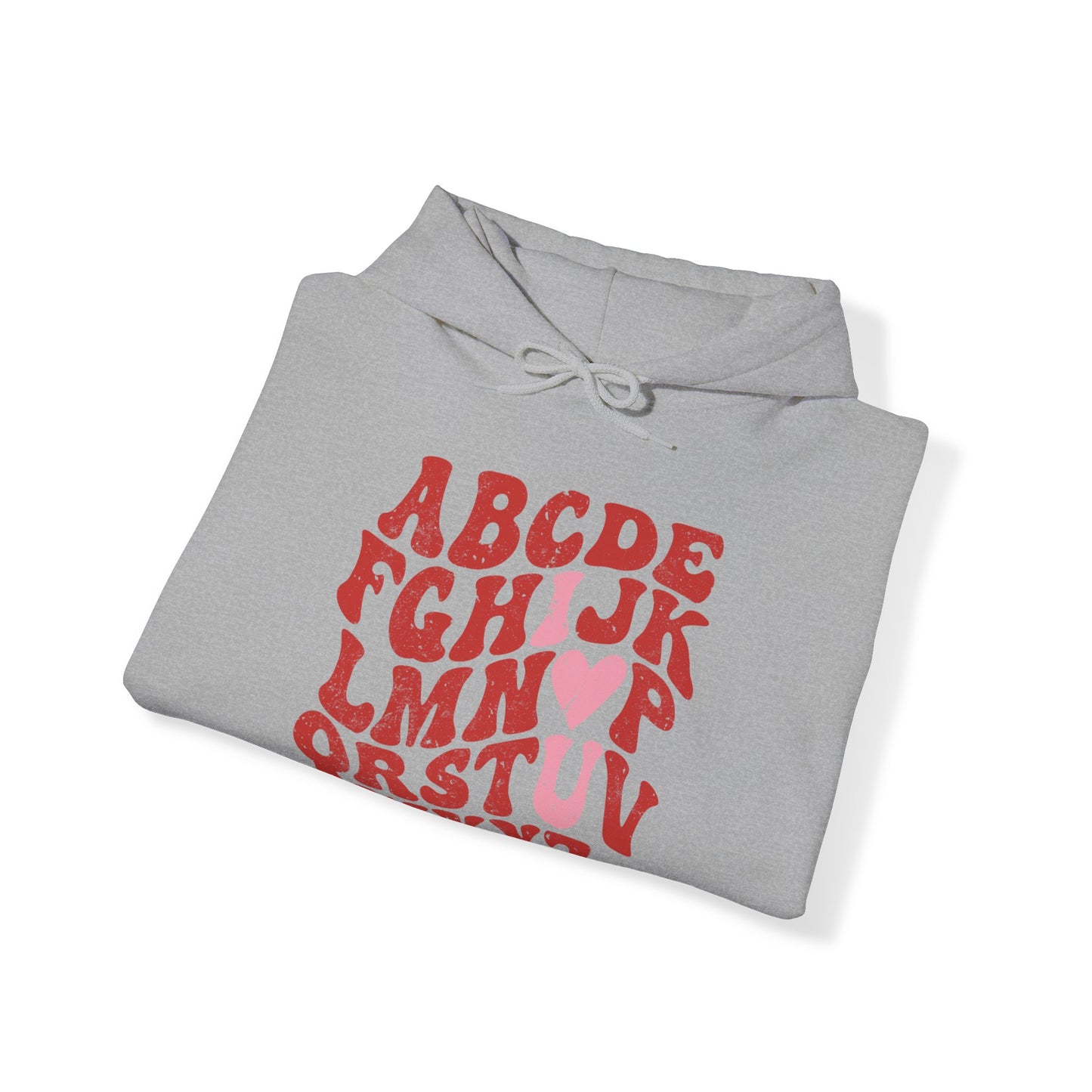 ABCD - I LOVE YOU - Hooded Sweatshirt