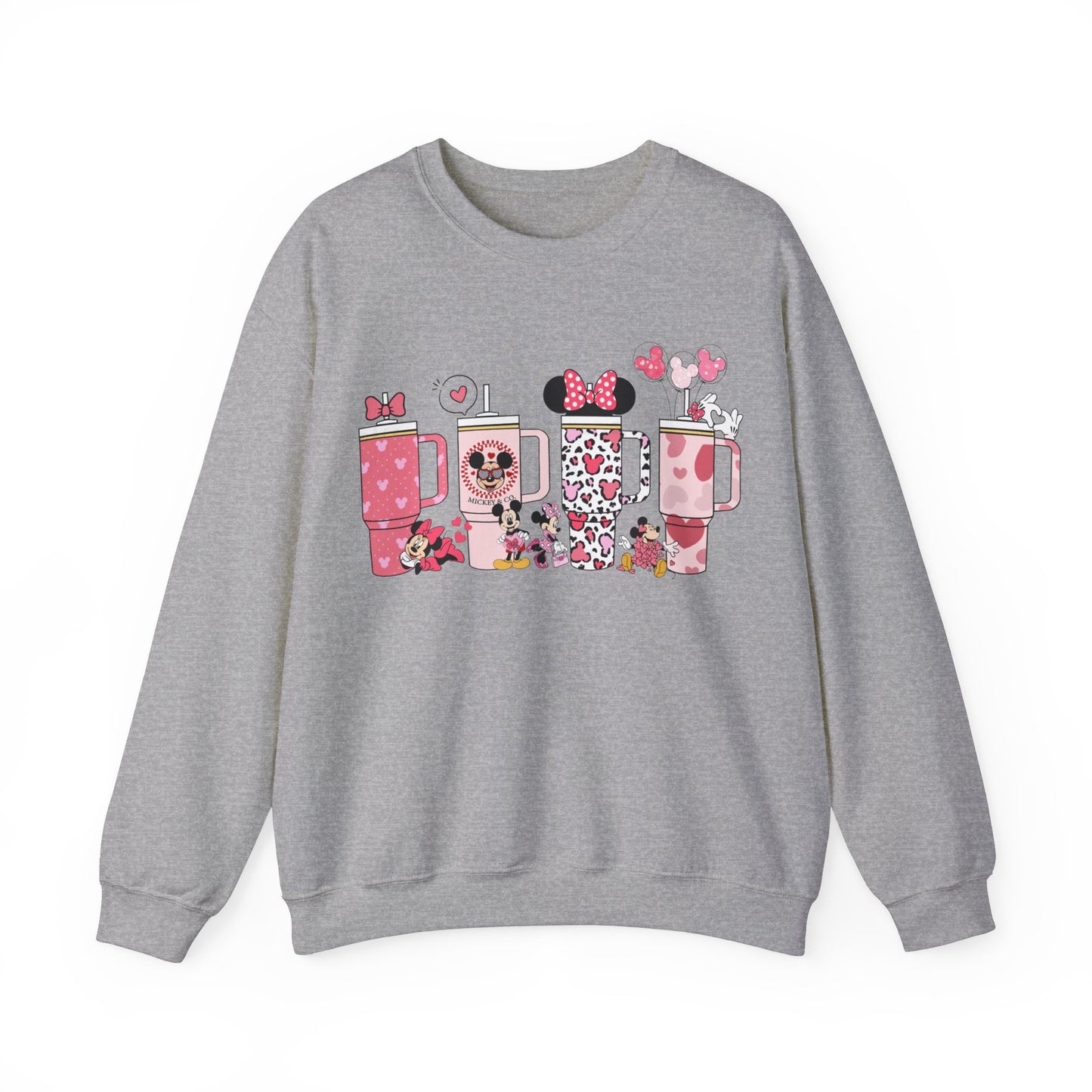 Minnie Valentine's Day Cup - Crewneck Sweatshirt