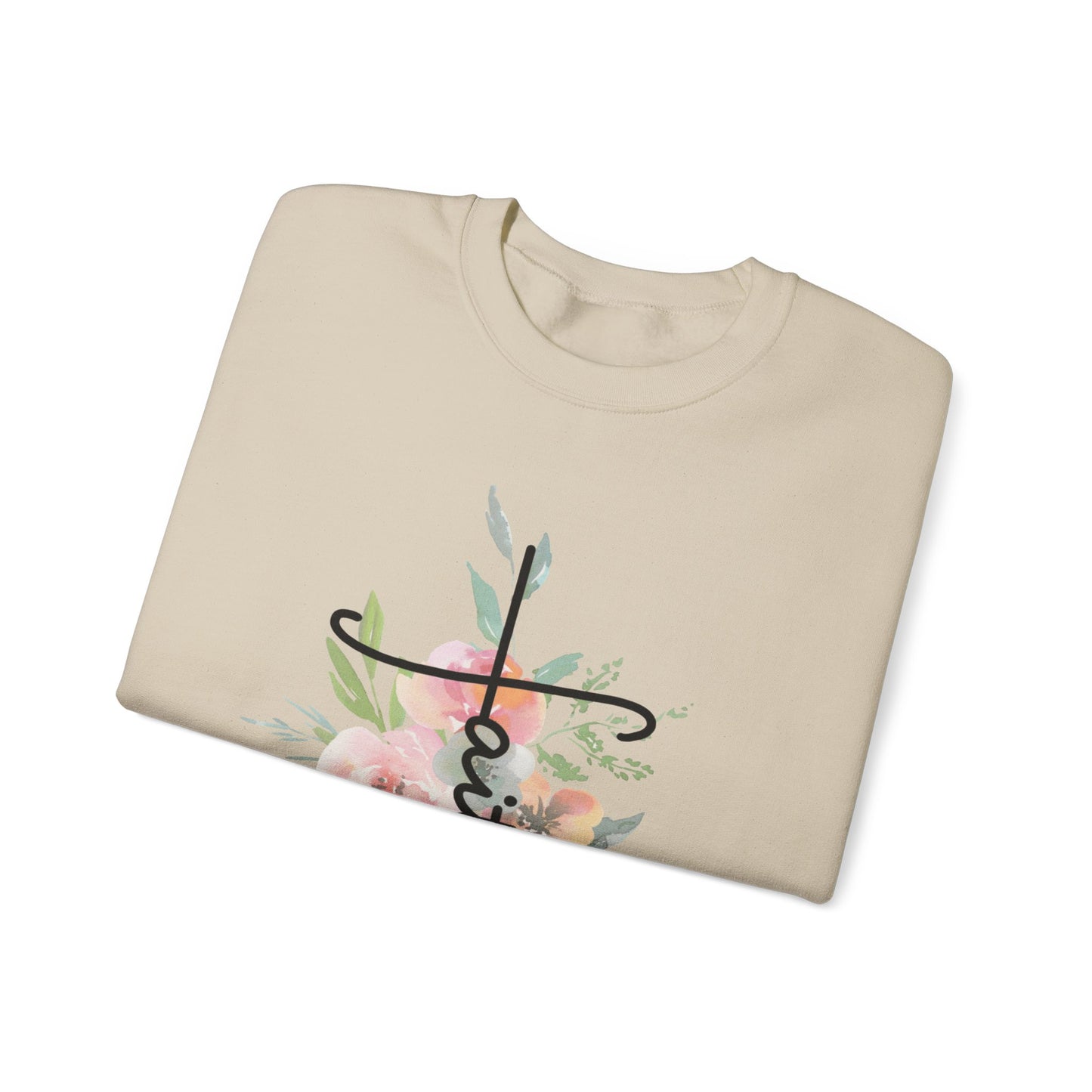 Floral Faith - Crewneck Sweatshirt