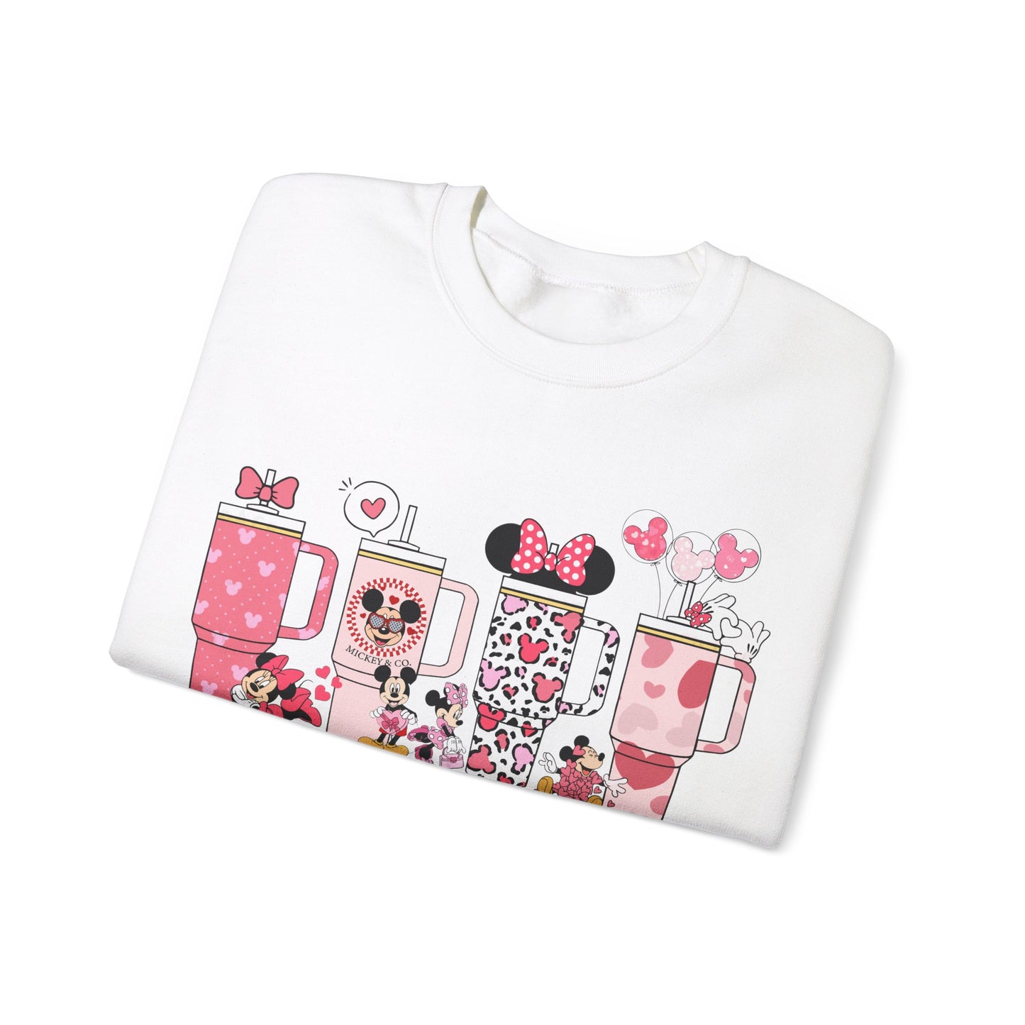 Minnie Valentine's Day Cup - Crewneck Sweatshirt