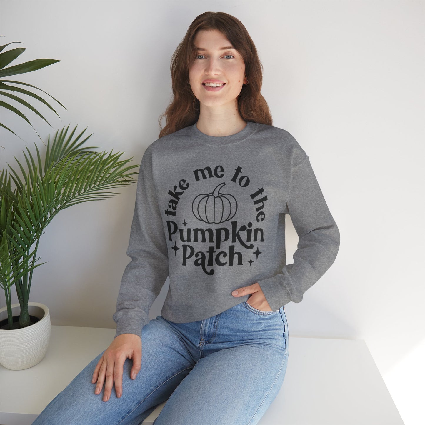Take Me to the Pumpkin Patch - Crewneck Sweatshirt