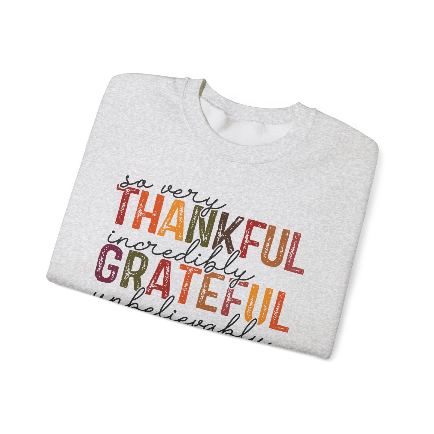 Thankful Grateful Blessed - Crewneck Sweatshirt