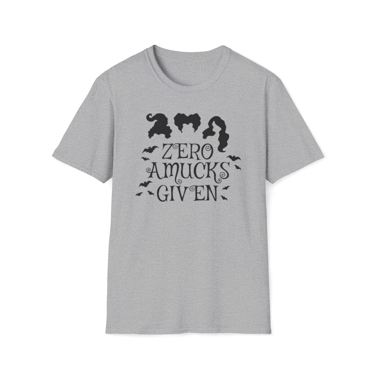 Zero Amucks Given - Unisex Softstyle T-Shirt