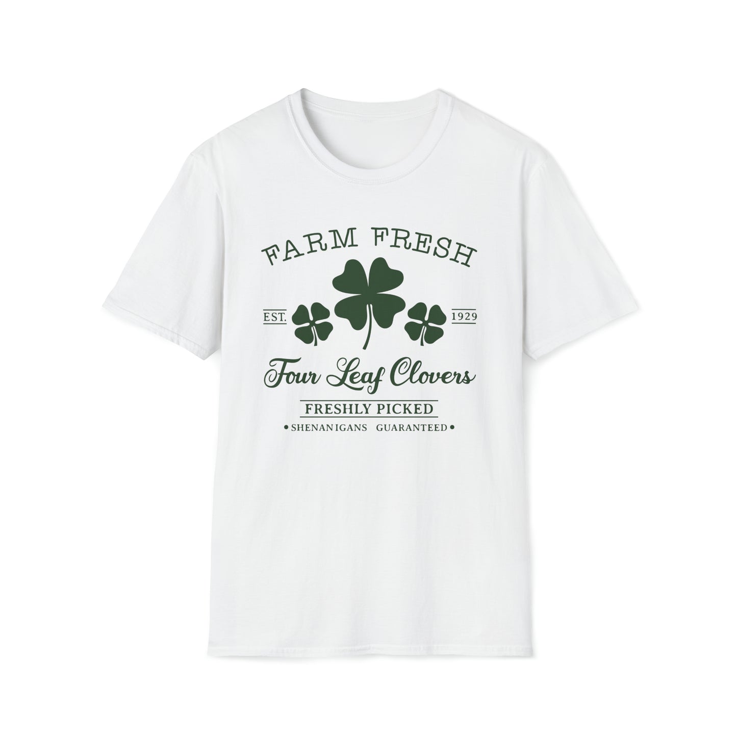 Farm Fresh Clovers - Unisex Softstyle T-Shirt