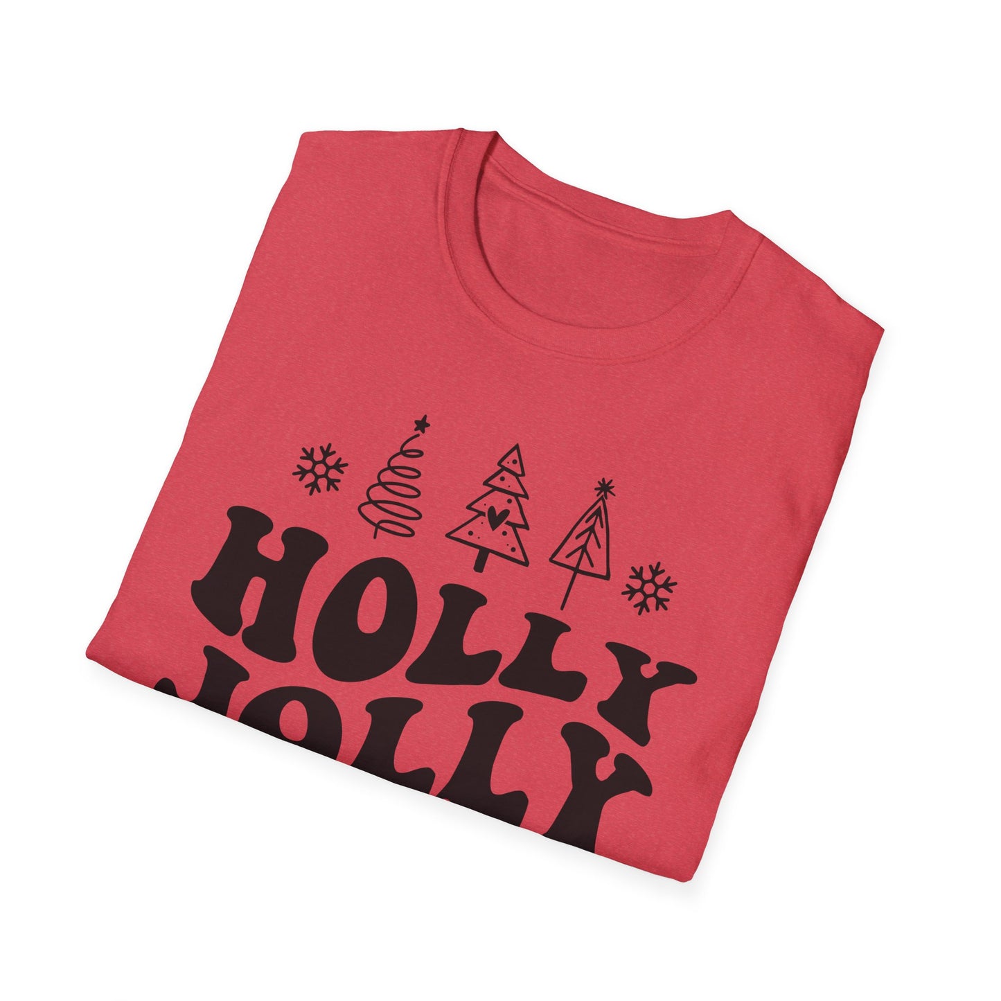 Holly Jolly Teacher - Unisex Softstyle T-Shirt