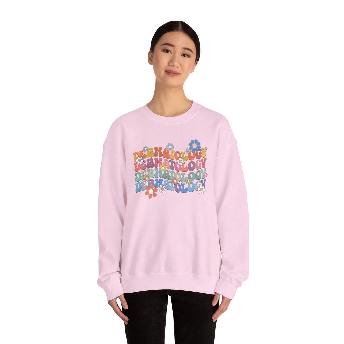 Flower Derm - Crewneck Sweatshirt