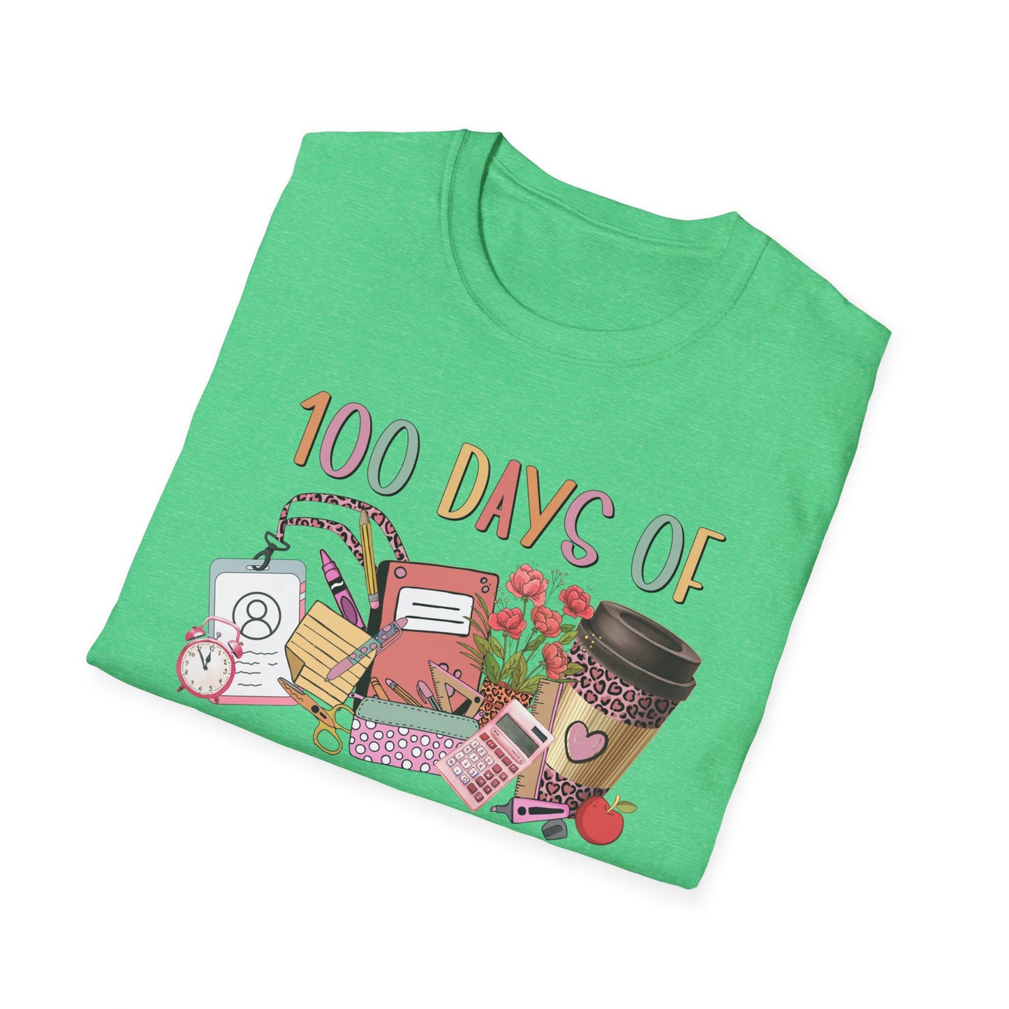 100 Days of Doing Teacher Stuff - Unisex Softstyle T-Shirt