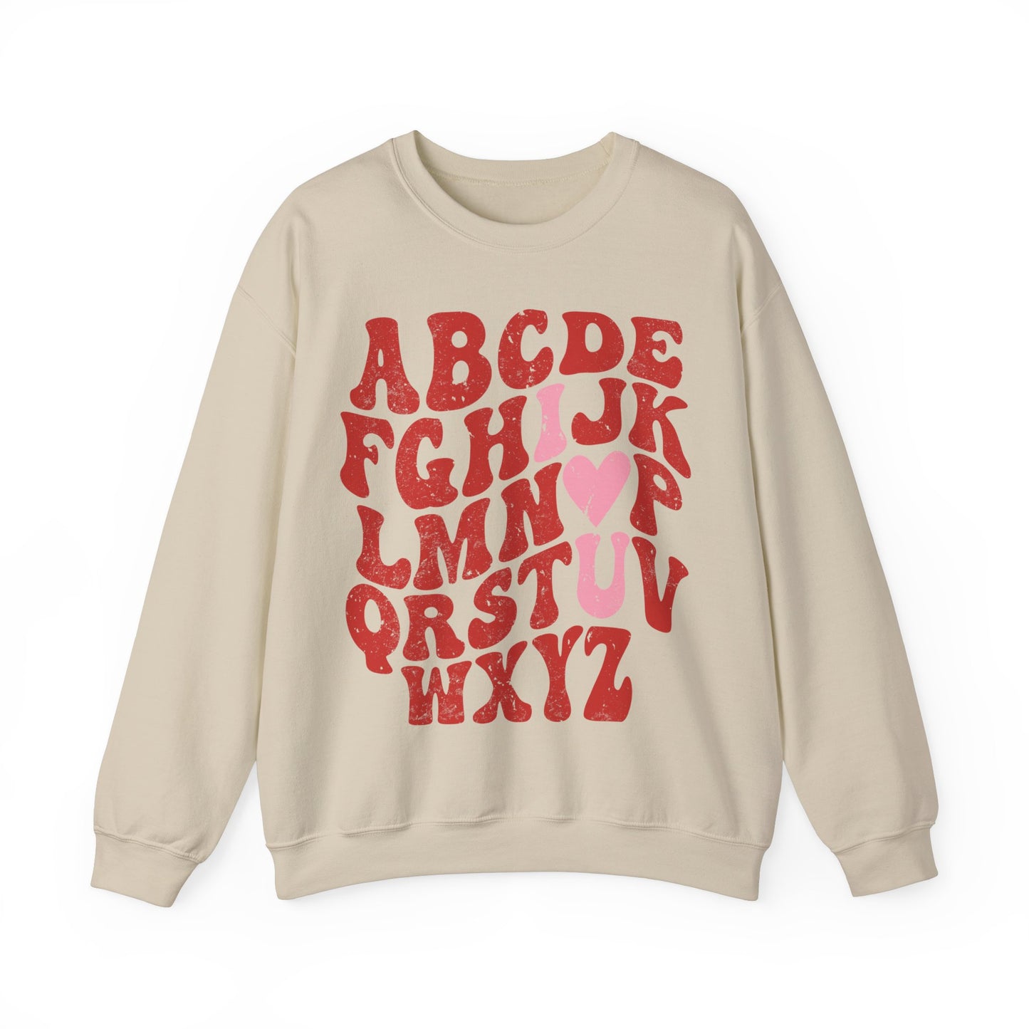 ABCD - I LOVE YOU - Crewneck Sweatshirt