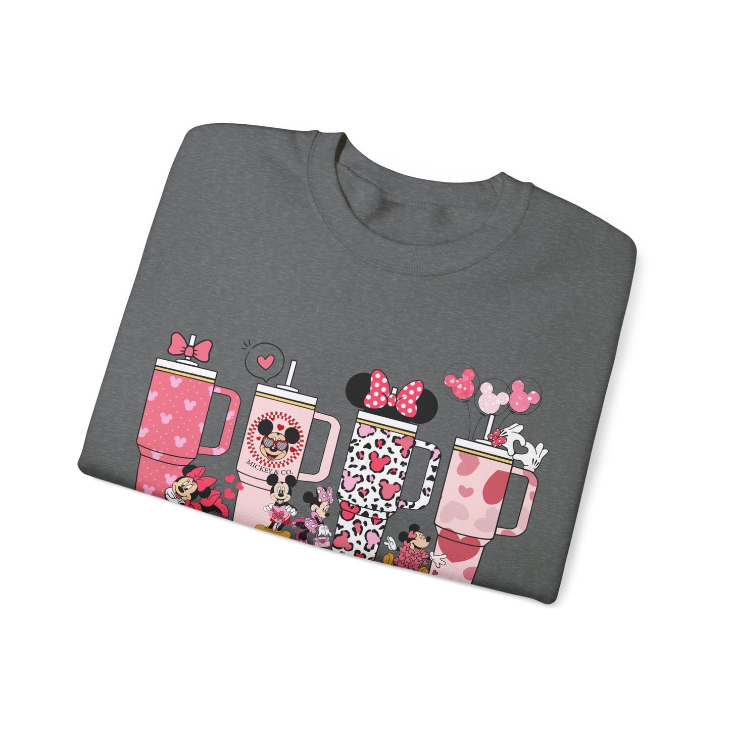 Minnie Valentine's Day Cup - Crewneck Sweatshirt