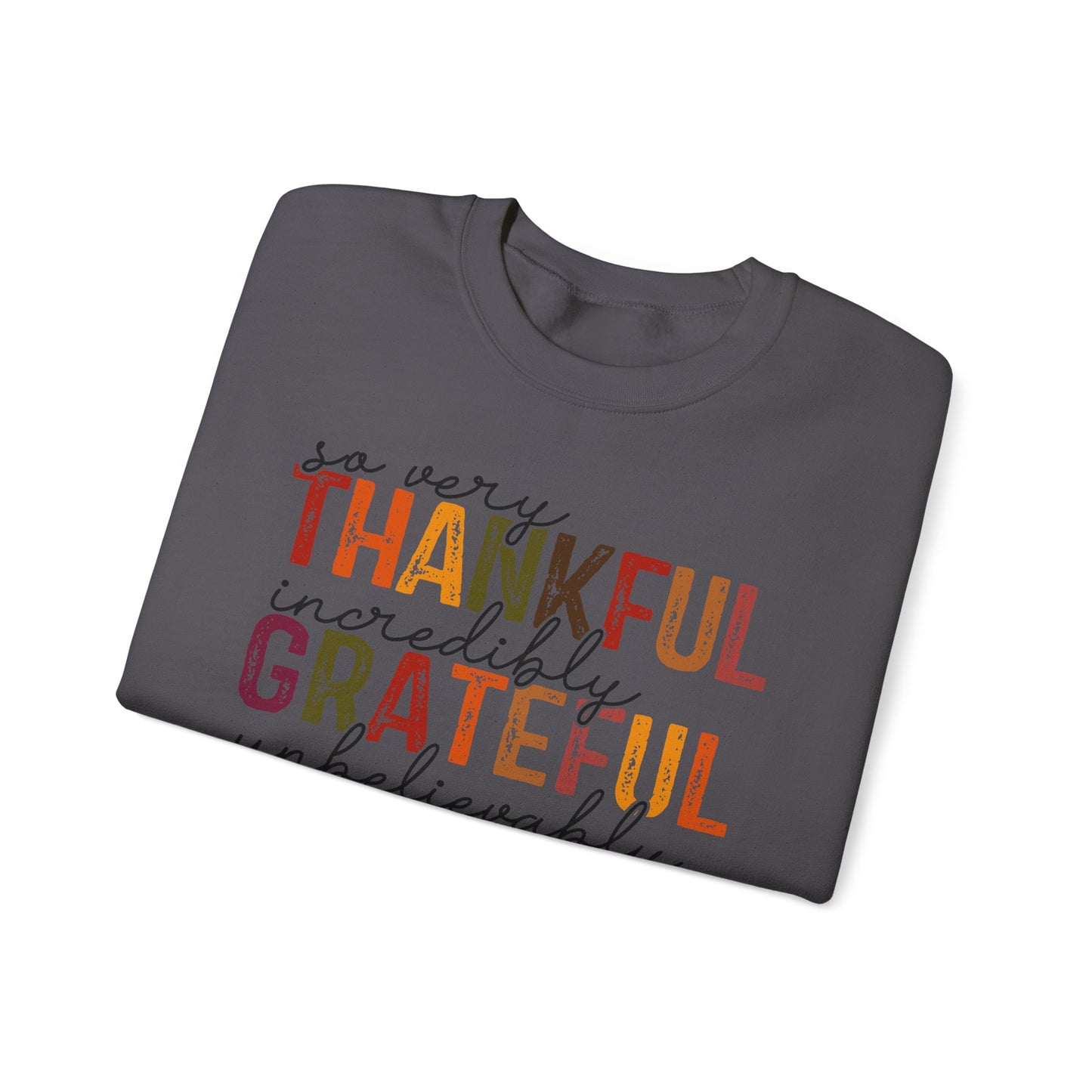 Thankful Grateful Blessed - Crewneck Sweatshirt