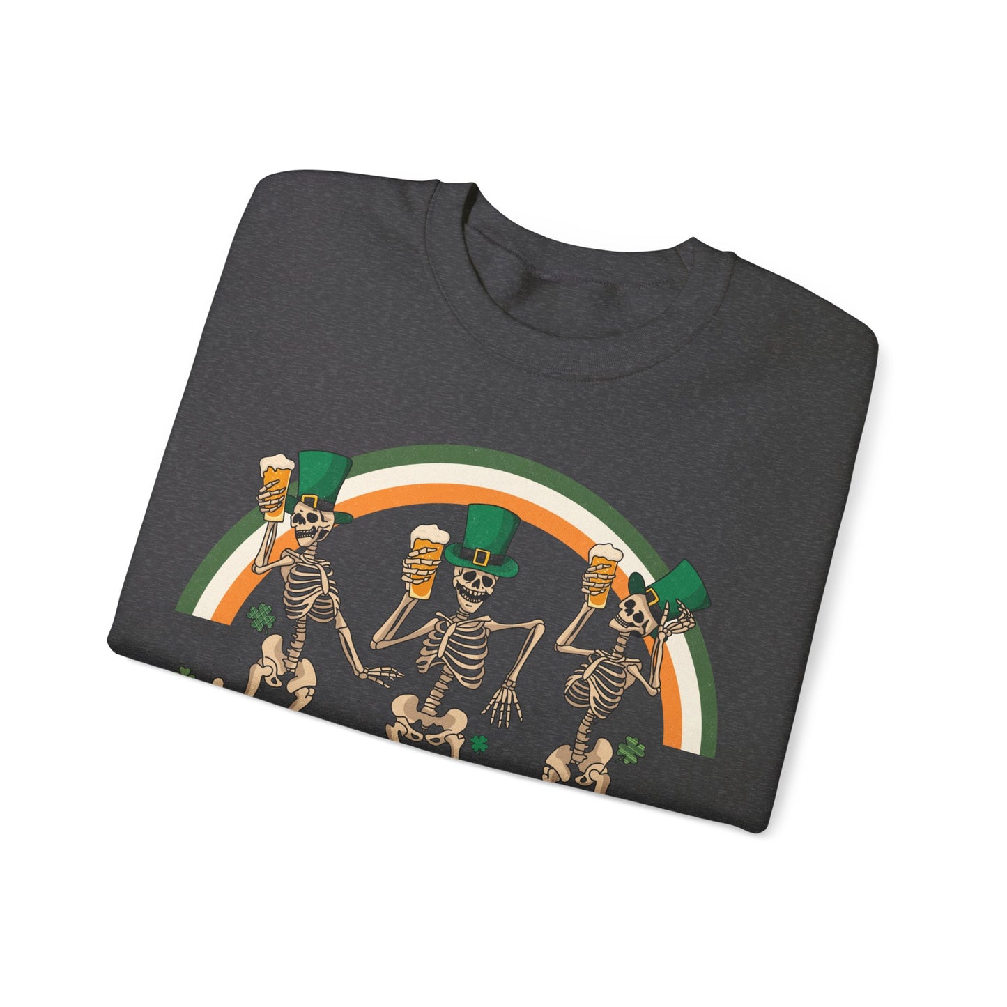 St. Patrick's Day Skeletons - Crewneck Sweatshirt