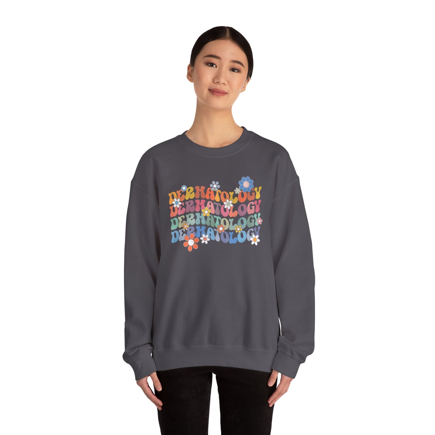 Flower Derm - Crewneck Sweatshirt