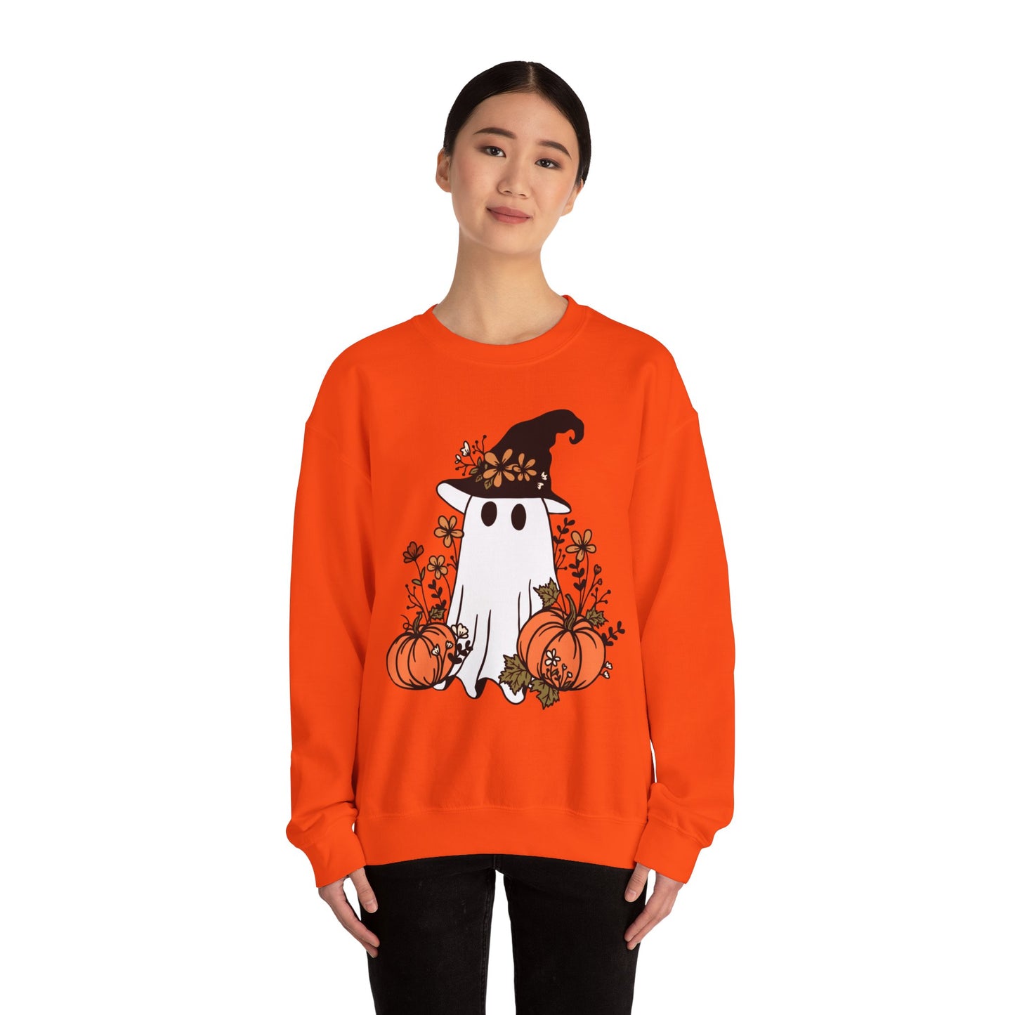 Pumpkin Ghost - Crewneck Sweatshirt
