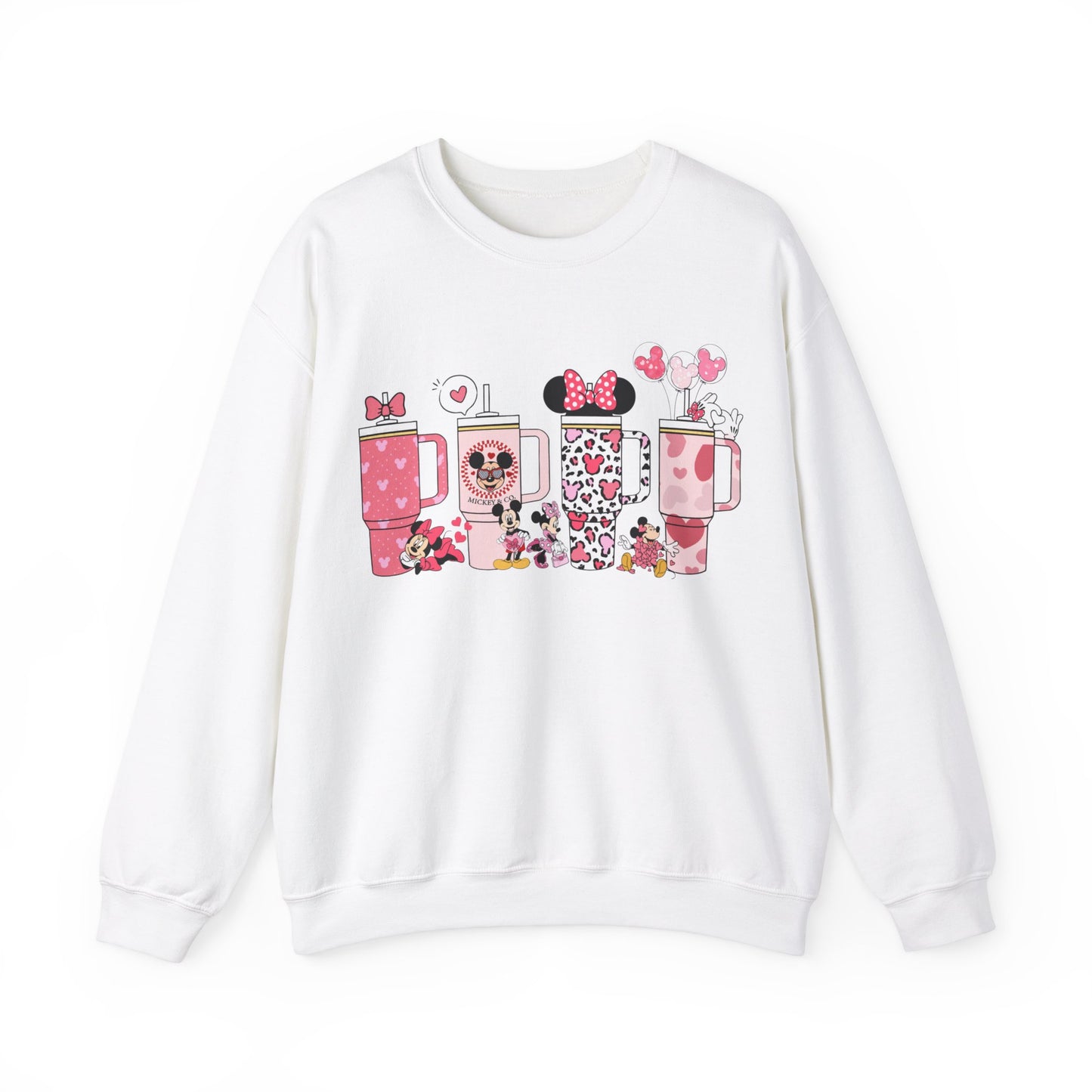 Minnie Valentine's Day Cup - Crewneck Sweatshirt