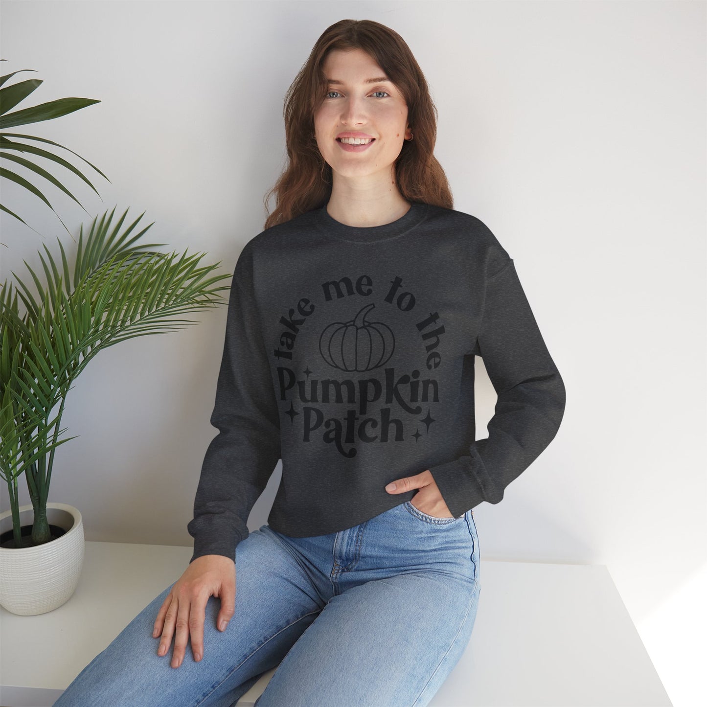 Take Me to the Pumpkin Patch - Crewneck Sweatshirt