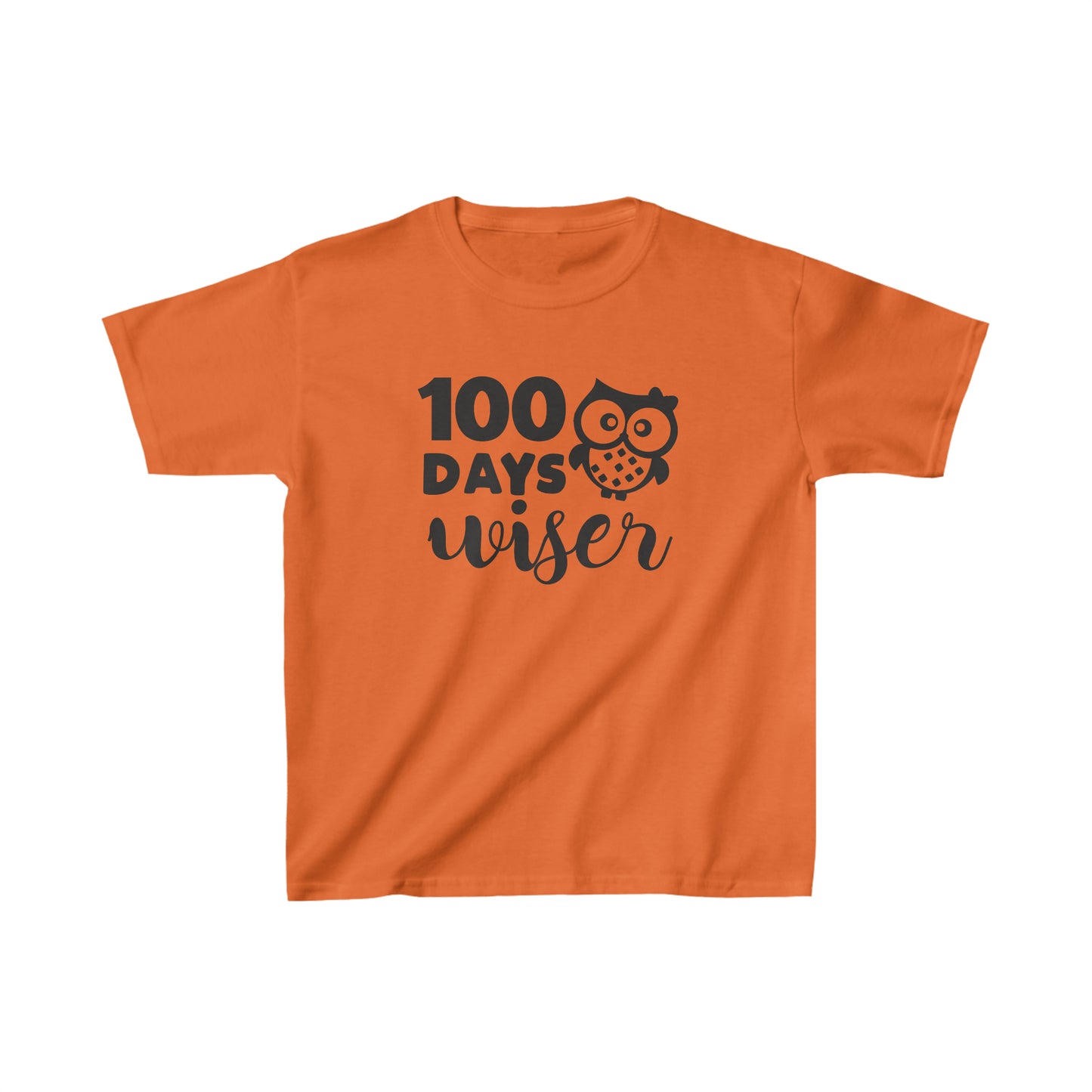 100 Day Wiser - Kids Heavy Cotton Tee