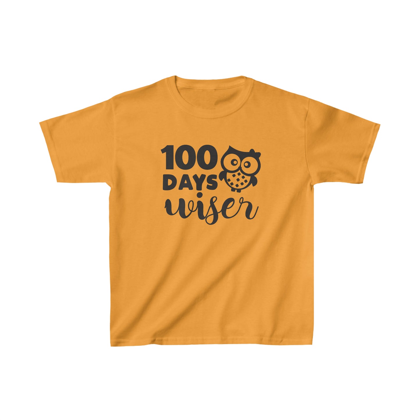 100 Day Wiser - Kids Heavy Cotton Tee