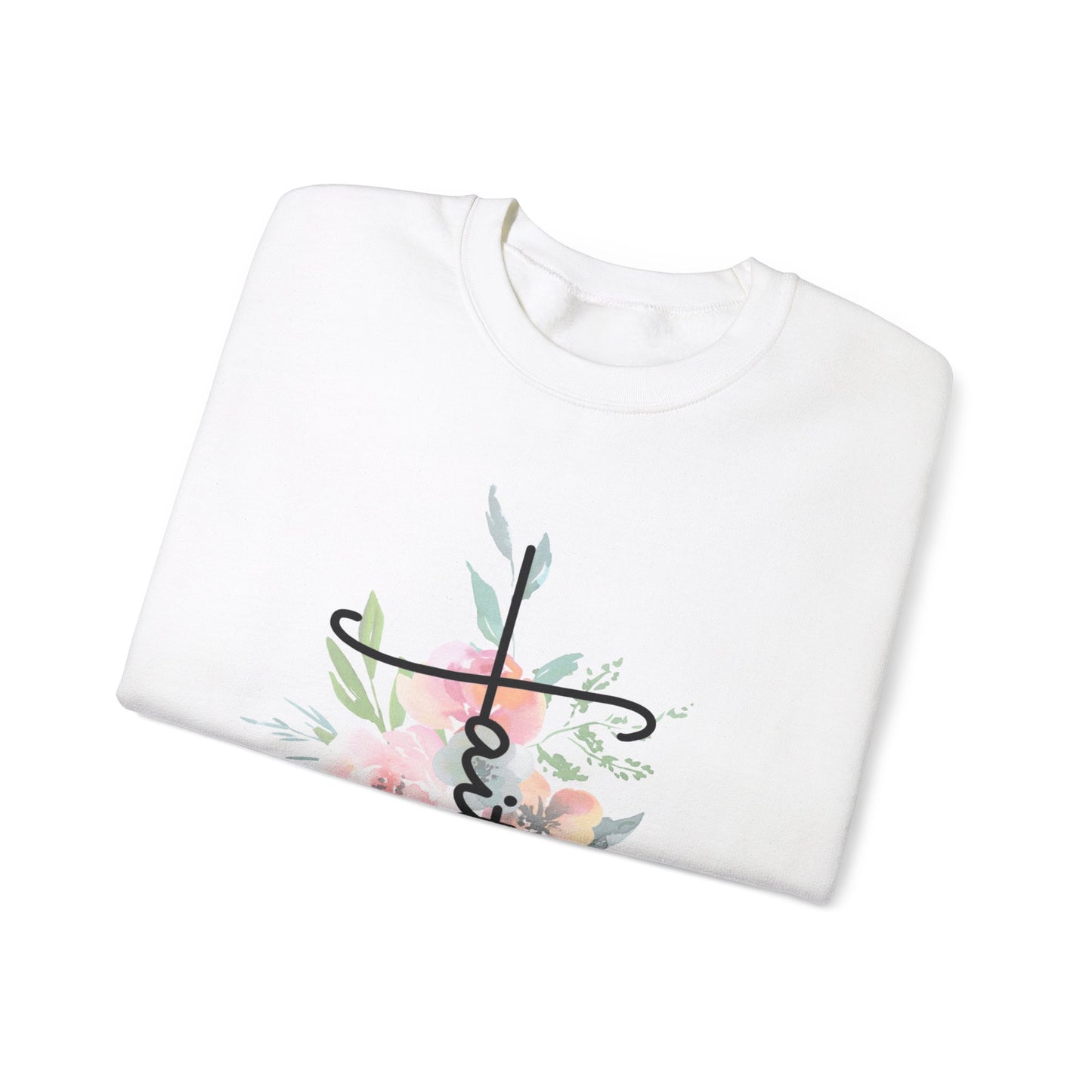 Floral Faith - Crewneck Sweatshirt