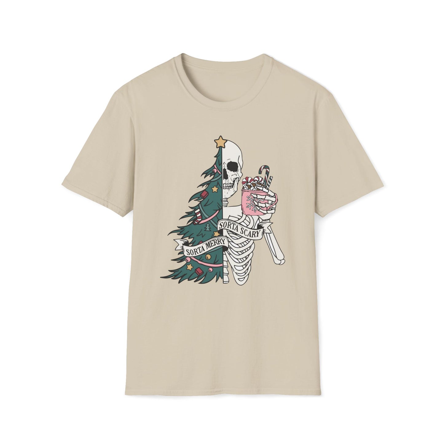 Sorta Merry Sorta Scary - Unisex Softstyle T-Shirt