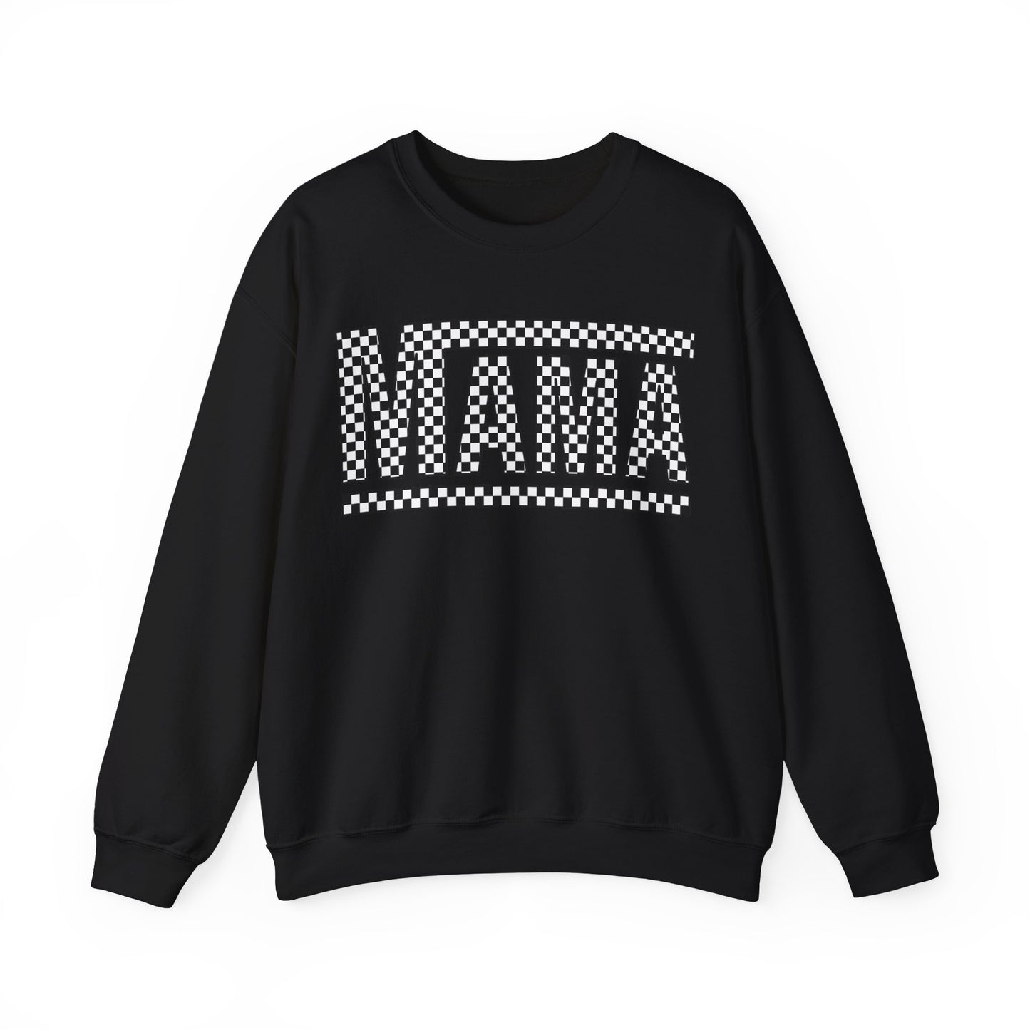 MAMA Checkered - Crewneck Sweatshirt