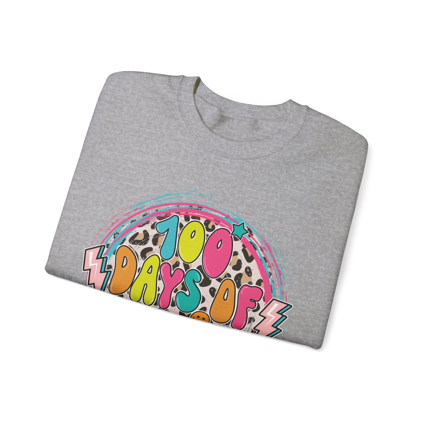 100 Days of School Retro - Crewneck Sweatshirt