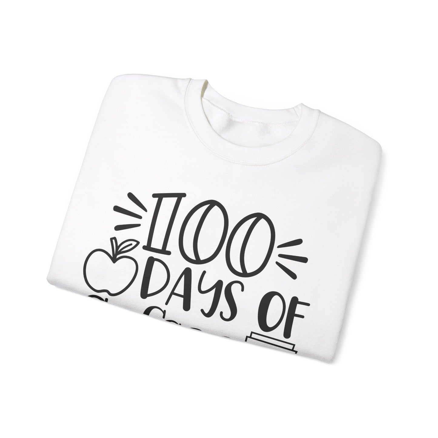 100 Days of Coffee & Chaos - Crewneck Sweatshirt