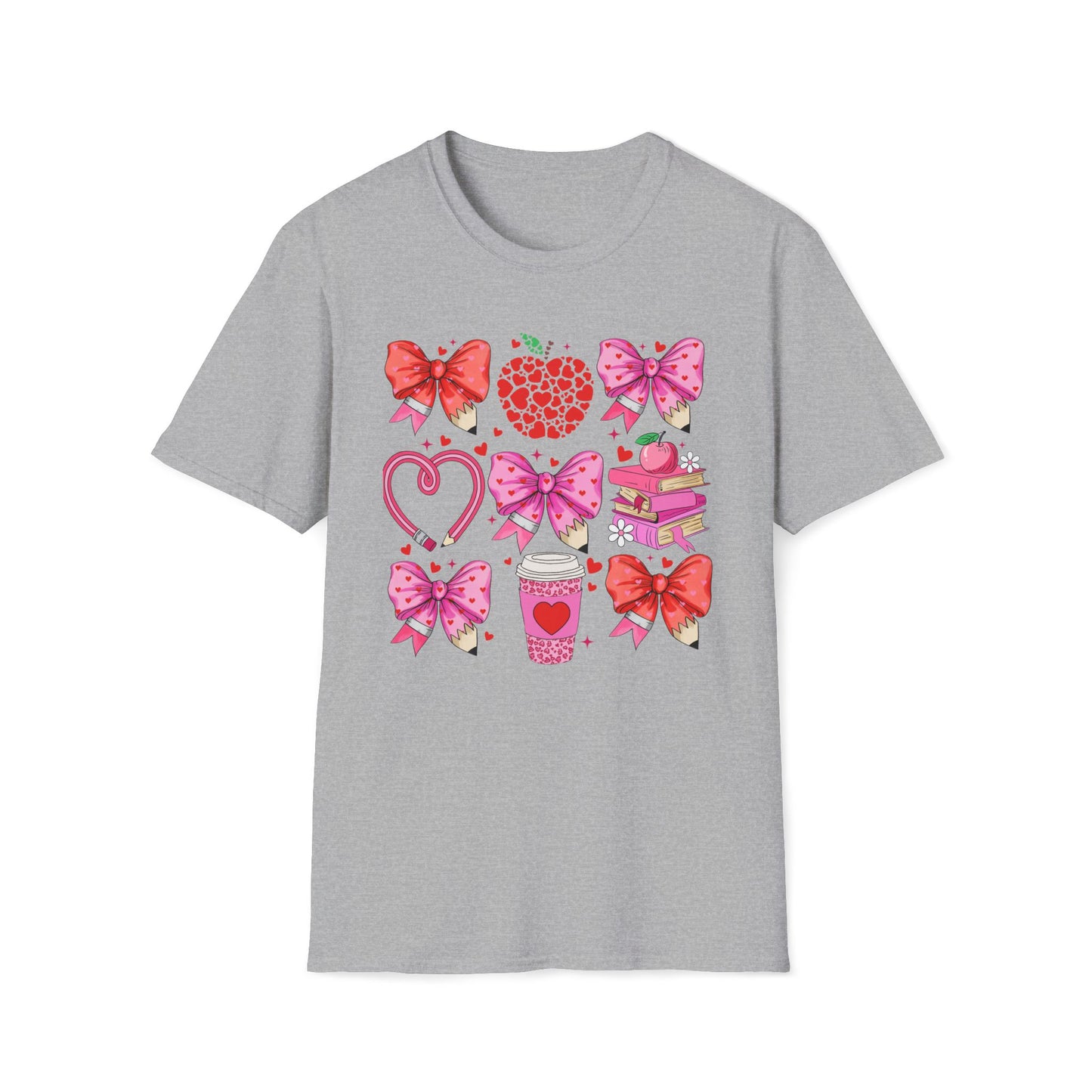 Teacher Hearts - Unisex Softstyle T-Shirt