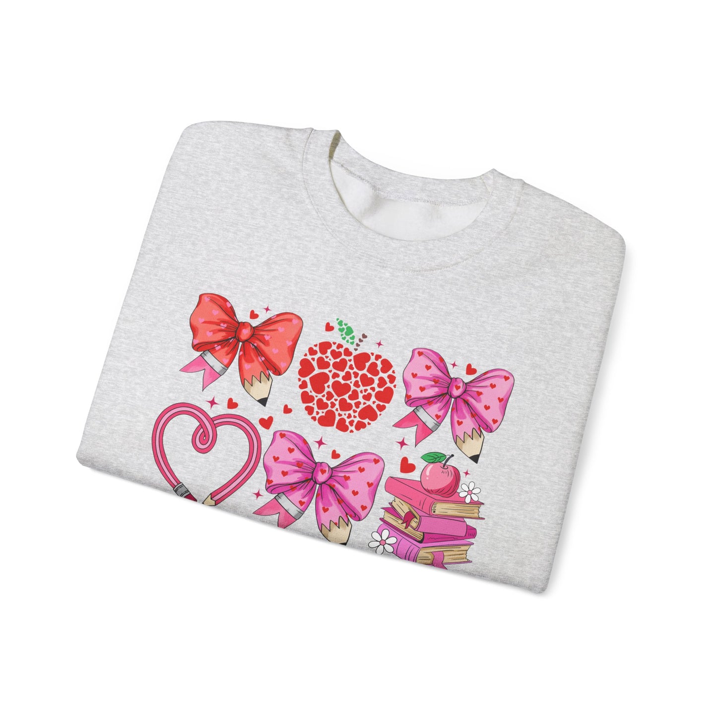 Teacher Hearts - Crewneck Sweatshirt