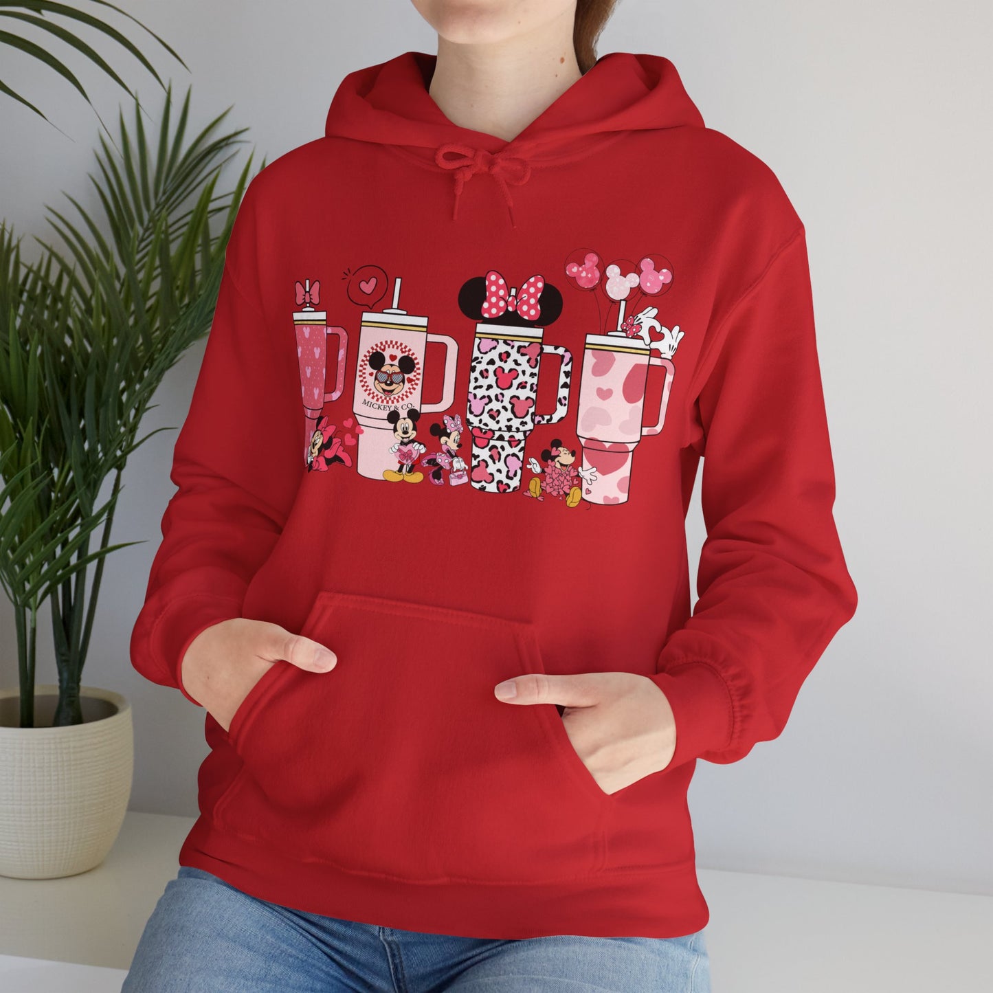 Minnie Valentine's Day Cup - Hooded Sweatshirt