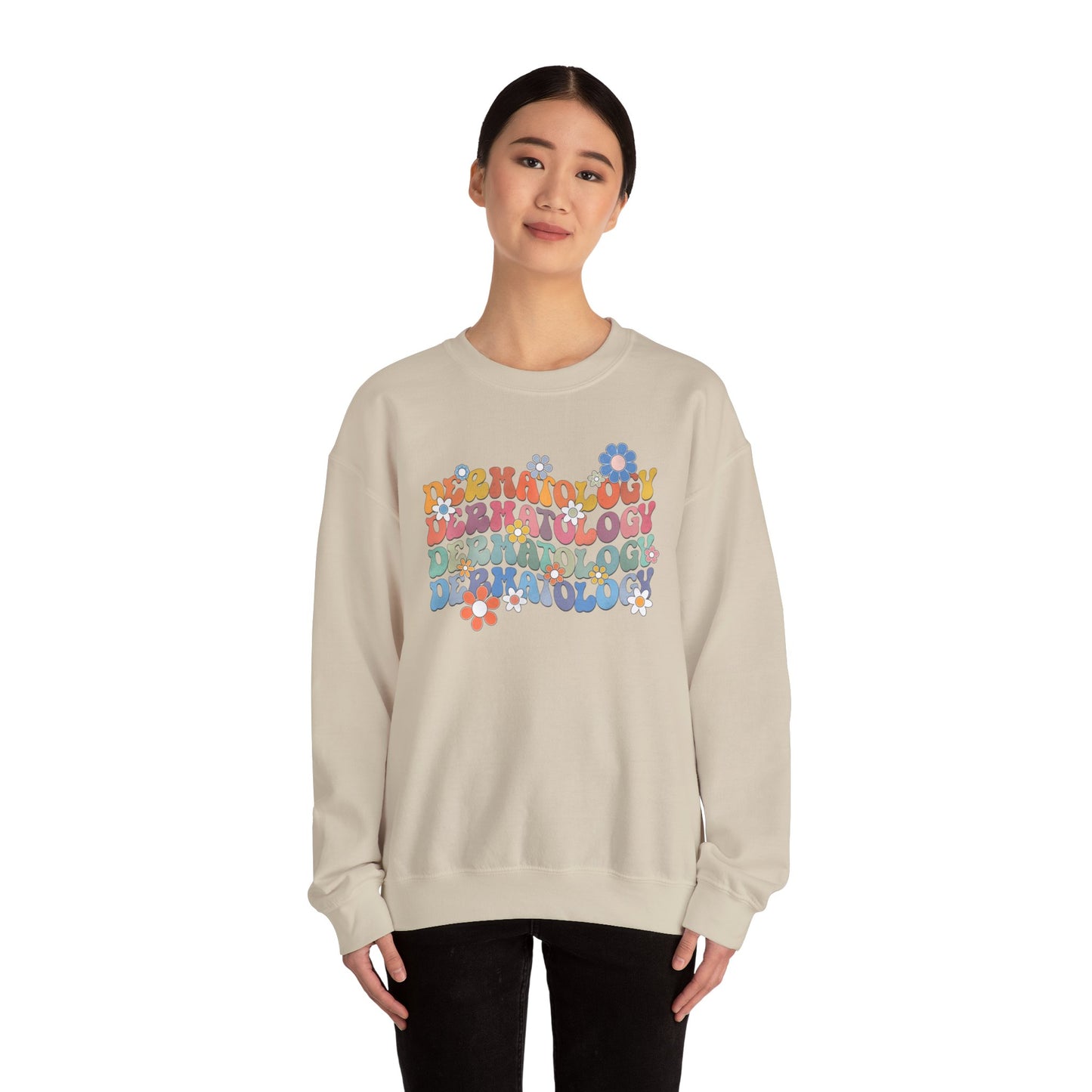 Flower Derm - Crewneck Sweatshirt