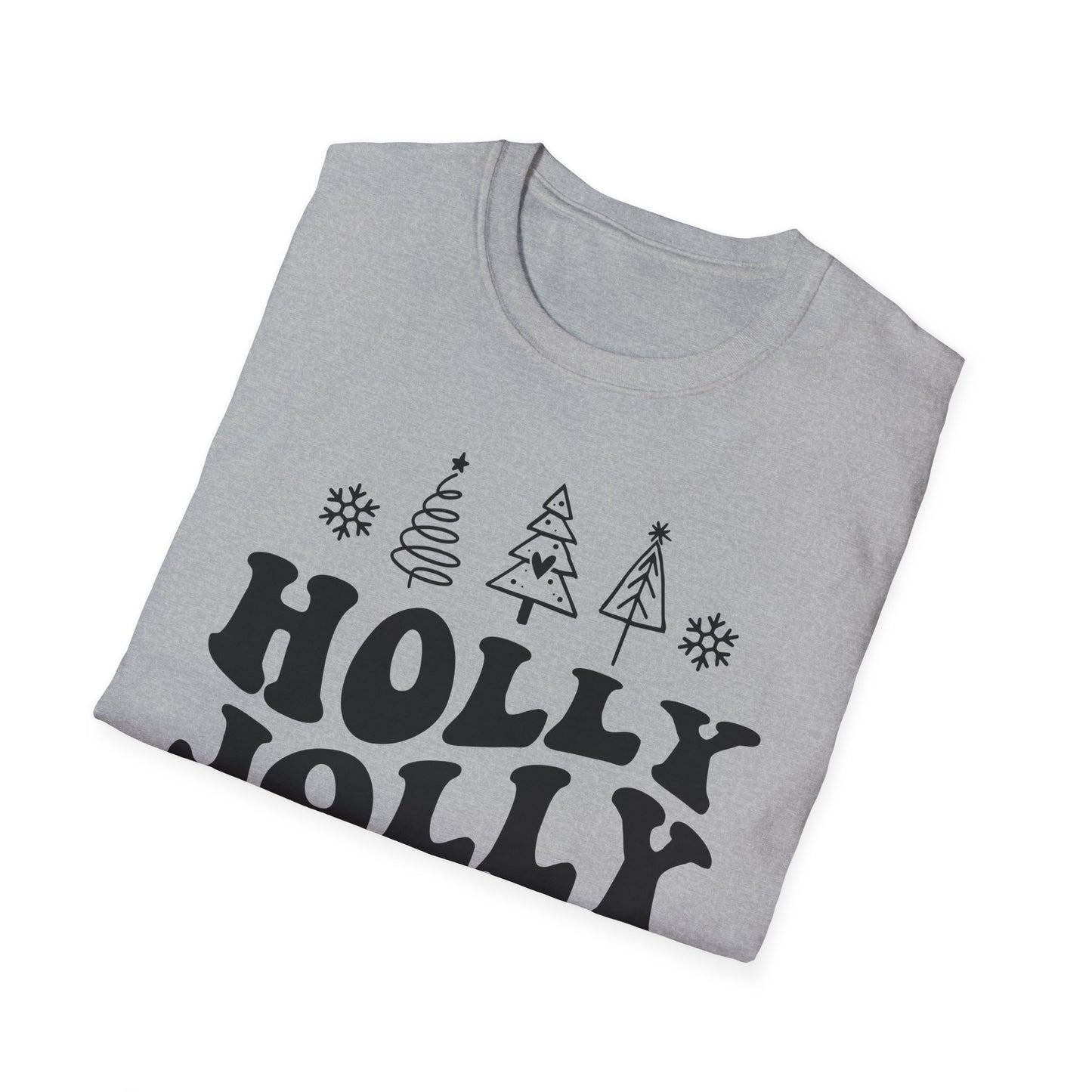 Holly Jolly Teacher - Unisex Softstyle T-Shirt