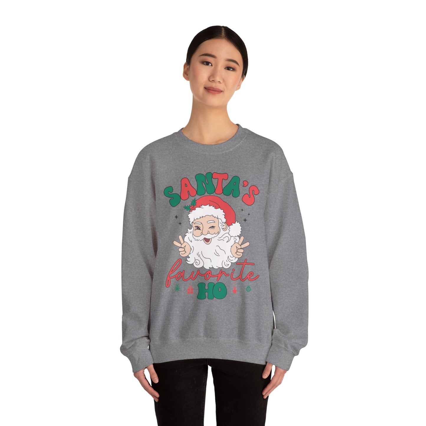 Santa's Favorite Ho - Crewneck Sweatshirt