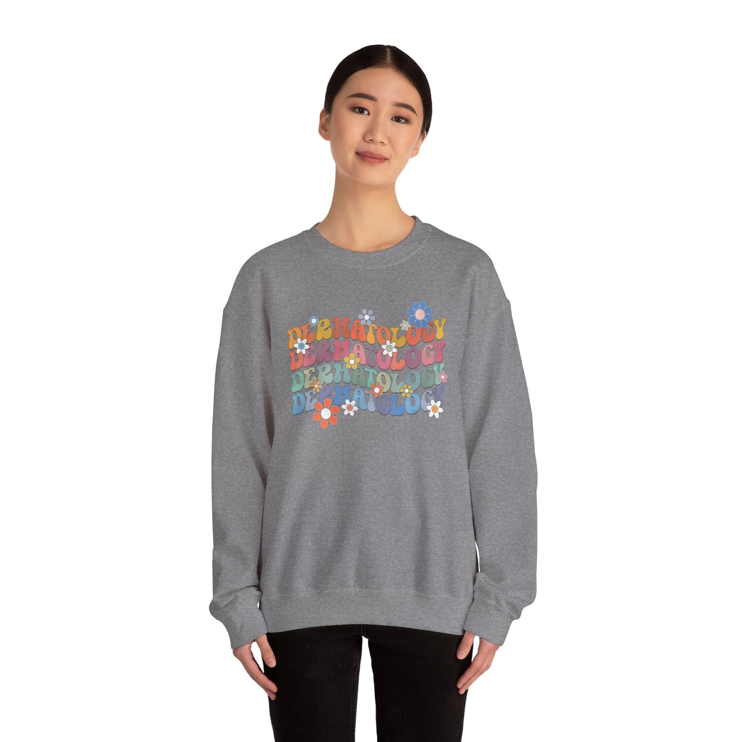 Flower Derm - Crewneck Sweatshirt