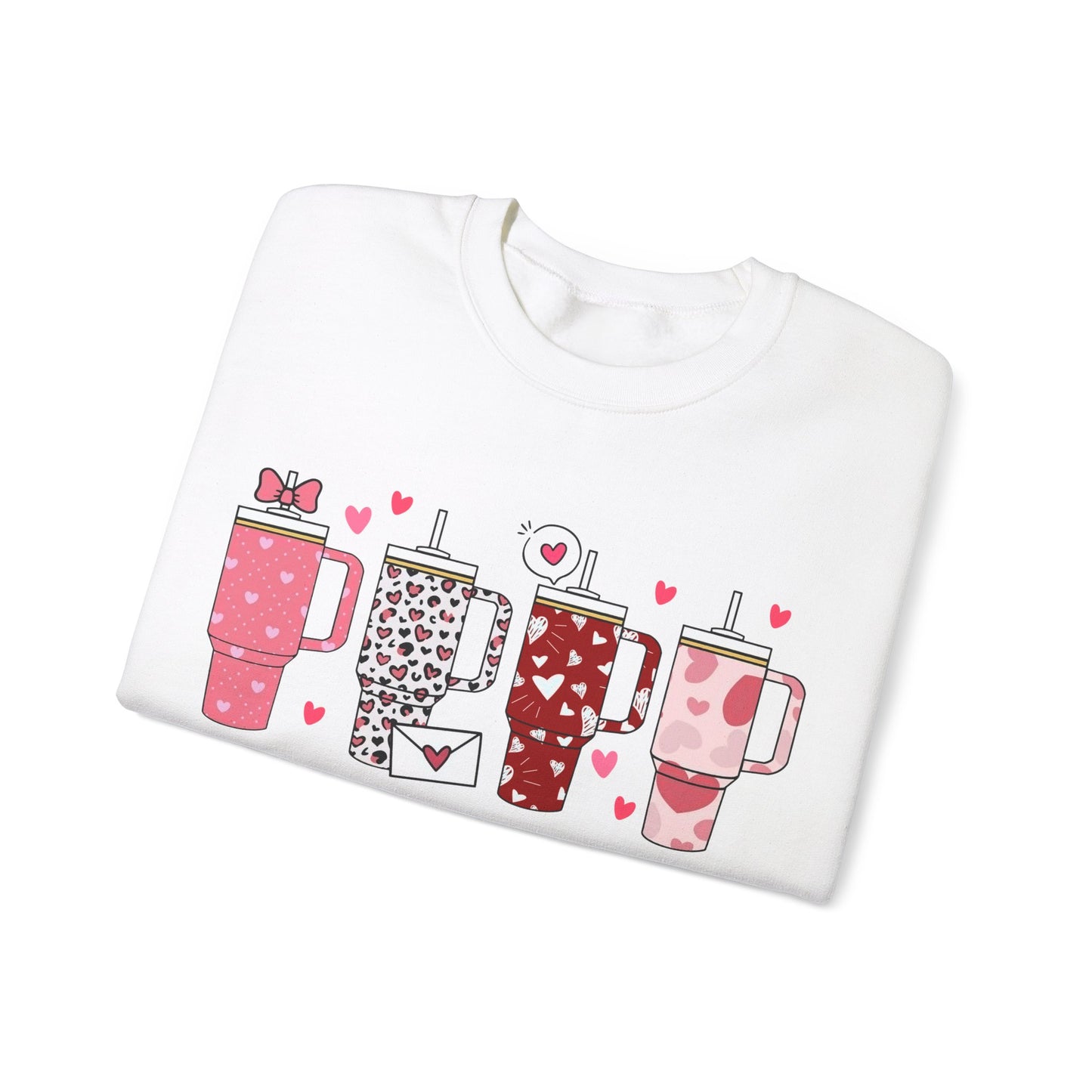 Valentine's Day Cup - Crewneck Sweatshirt