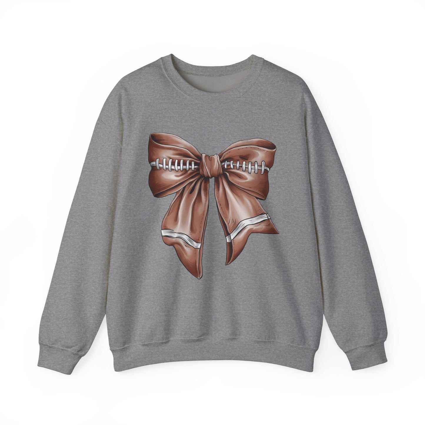 Football Bow - Crewneck Sweatshirt